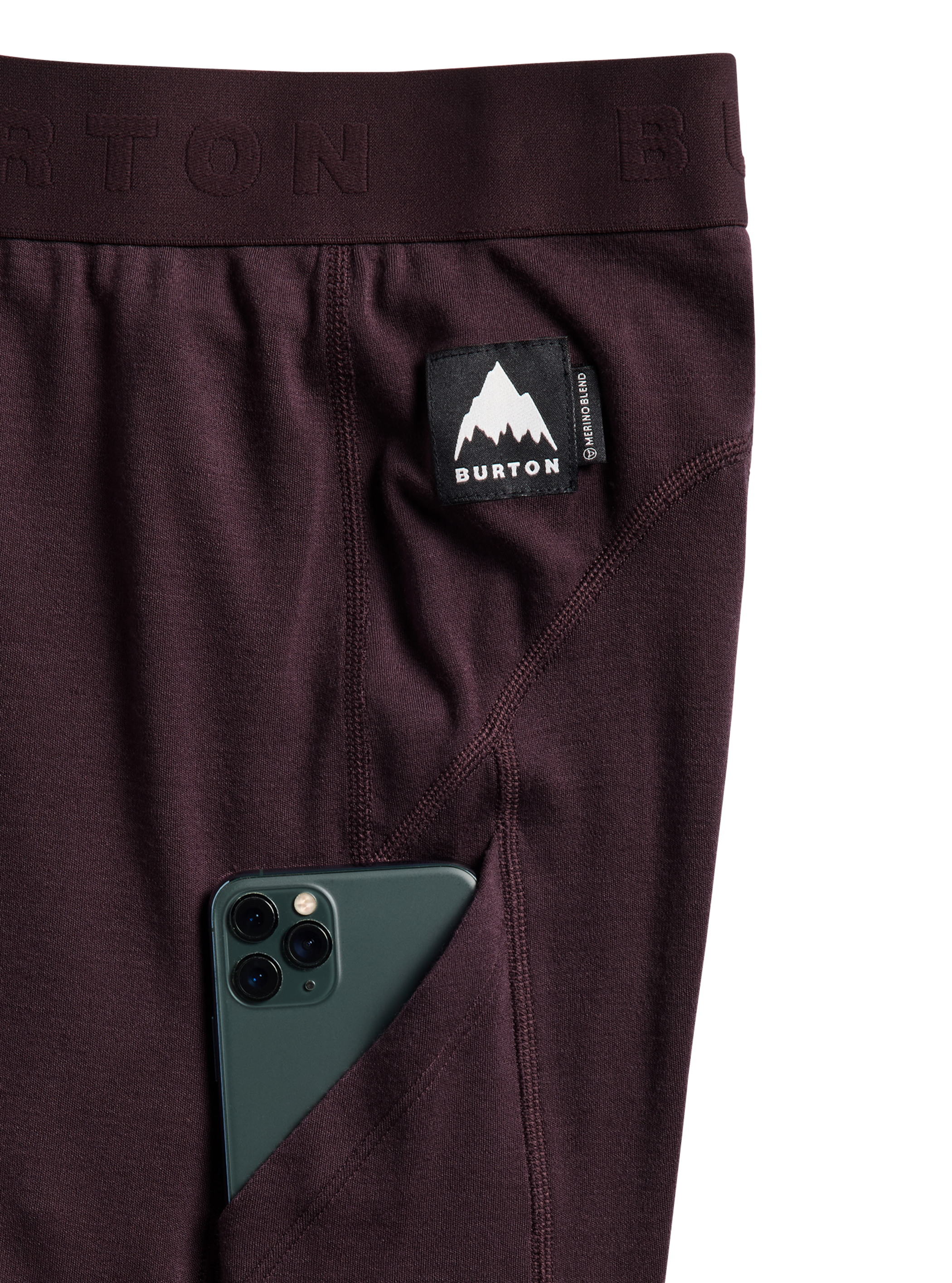 Product image of Men's Burton Merino Blend Midweight Base Layer Pants[Variant:Bear Hug Brown]