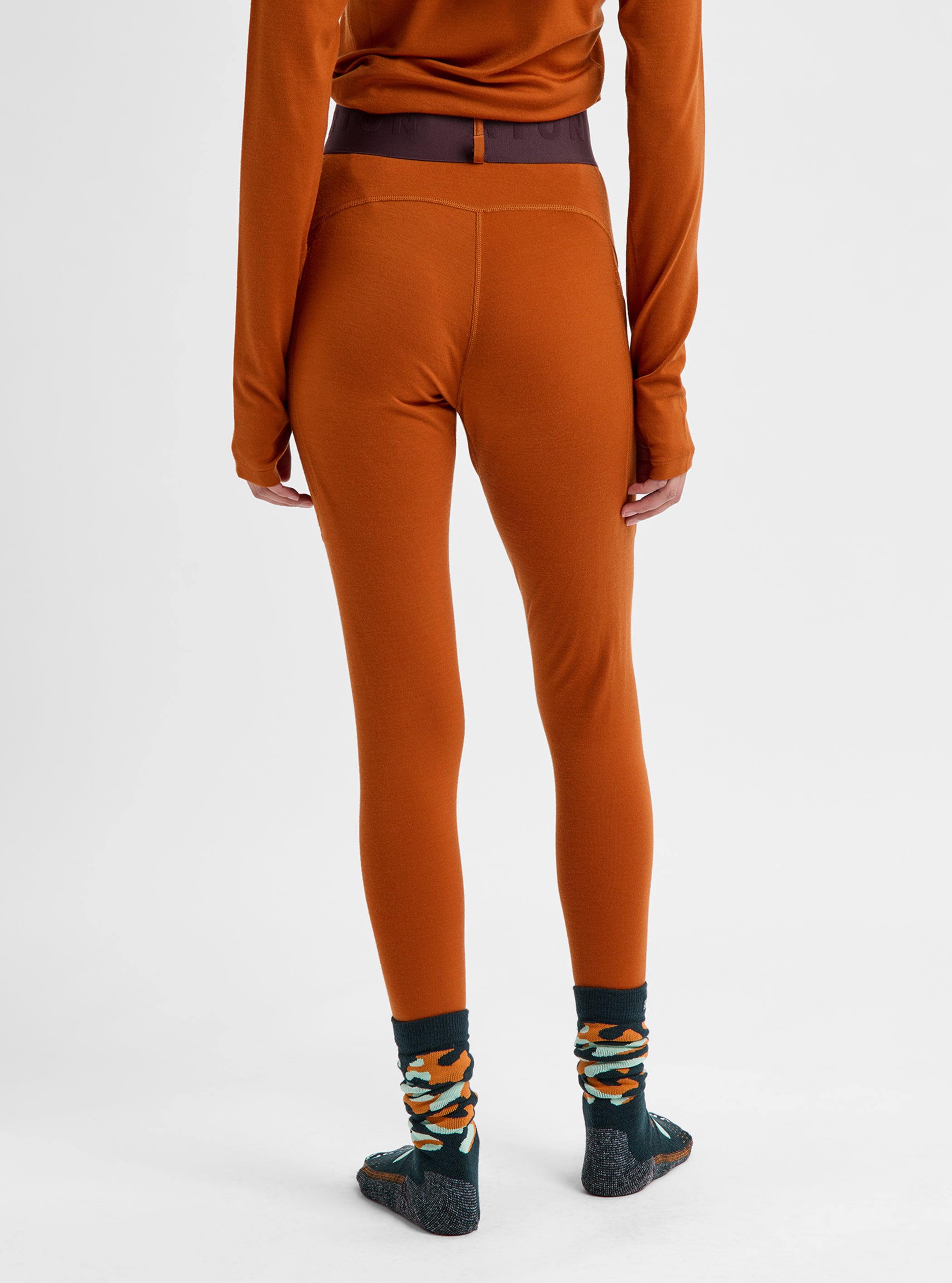 Product image of Women's Burton Merino Blend Midweight Base Layer Pants[Variant:Spiced Chai]