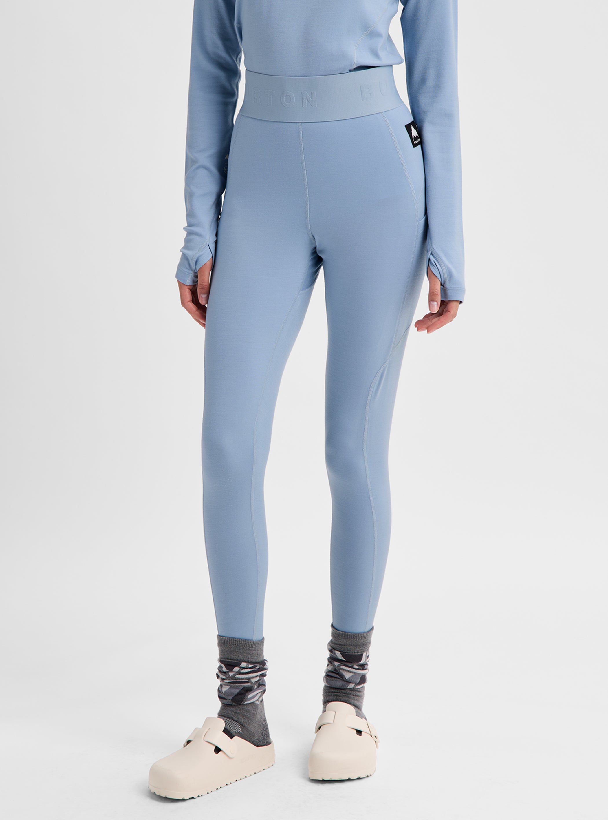 Product image of Women's Burton Merino Blend Midweight Base Layer Pants[Variant:Airstream Blue]