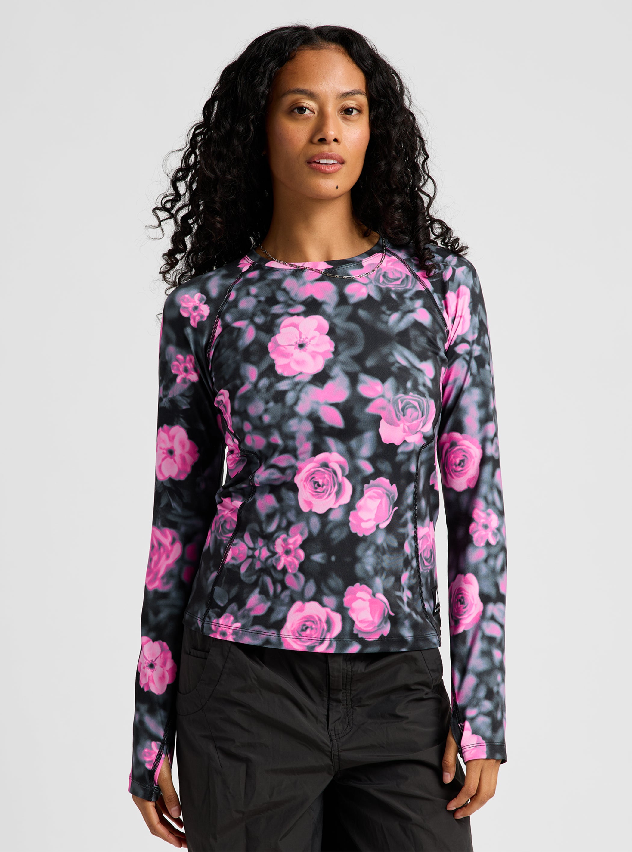 Product image of Women's Burton Synthetic Midweight Base Layer Crew[Variant:Shockwave Floral]