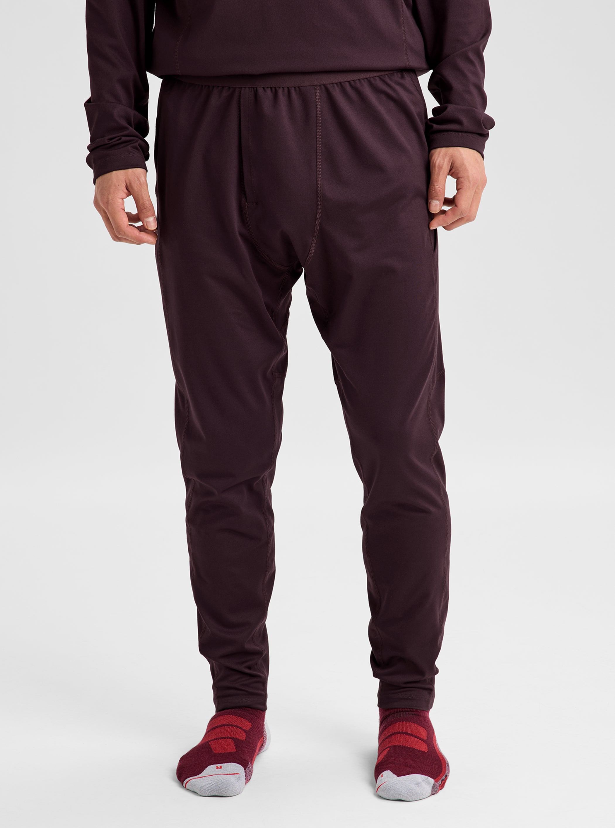 Product image of Men's Burton Synthetic Midweight Base Layer Pants[Variant:Bear Hug Brown]