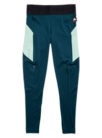 Product image of Women's Burton Synthetic Midweight Base Layer Pants[Variant:Atlantic Teal / Spring Frost]