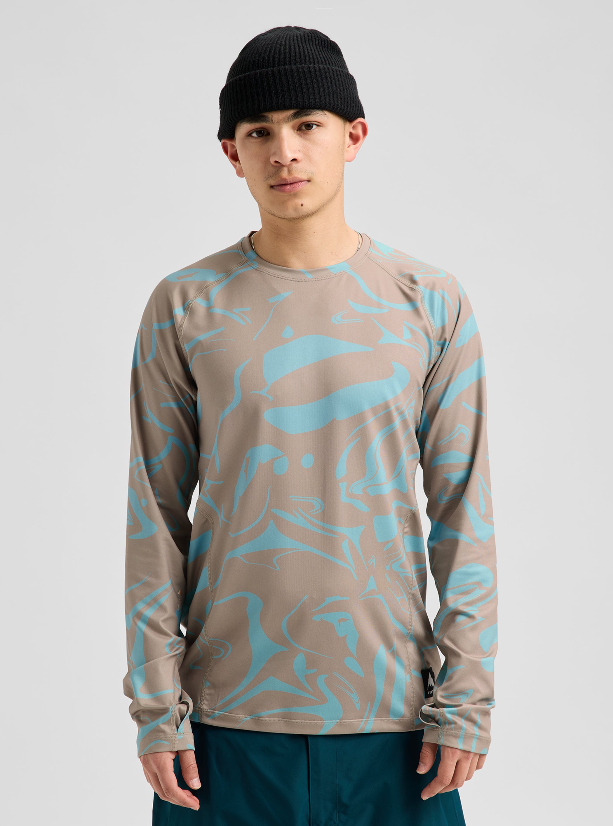 Product image of Men's Burton Synthetic Lightweight Base Layer Crewneck[Variant:Liquid Mineral]