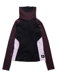 Product image of Women's Burton Synthetic Midweight Base Layer Long Neck[Variant:True Black / Bear Hug Brown / Moondust Purple]