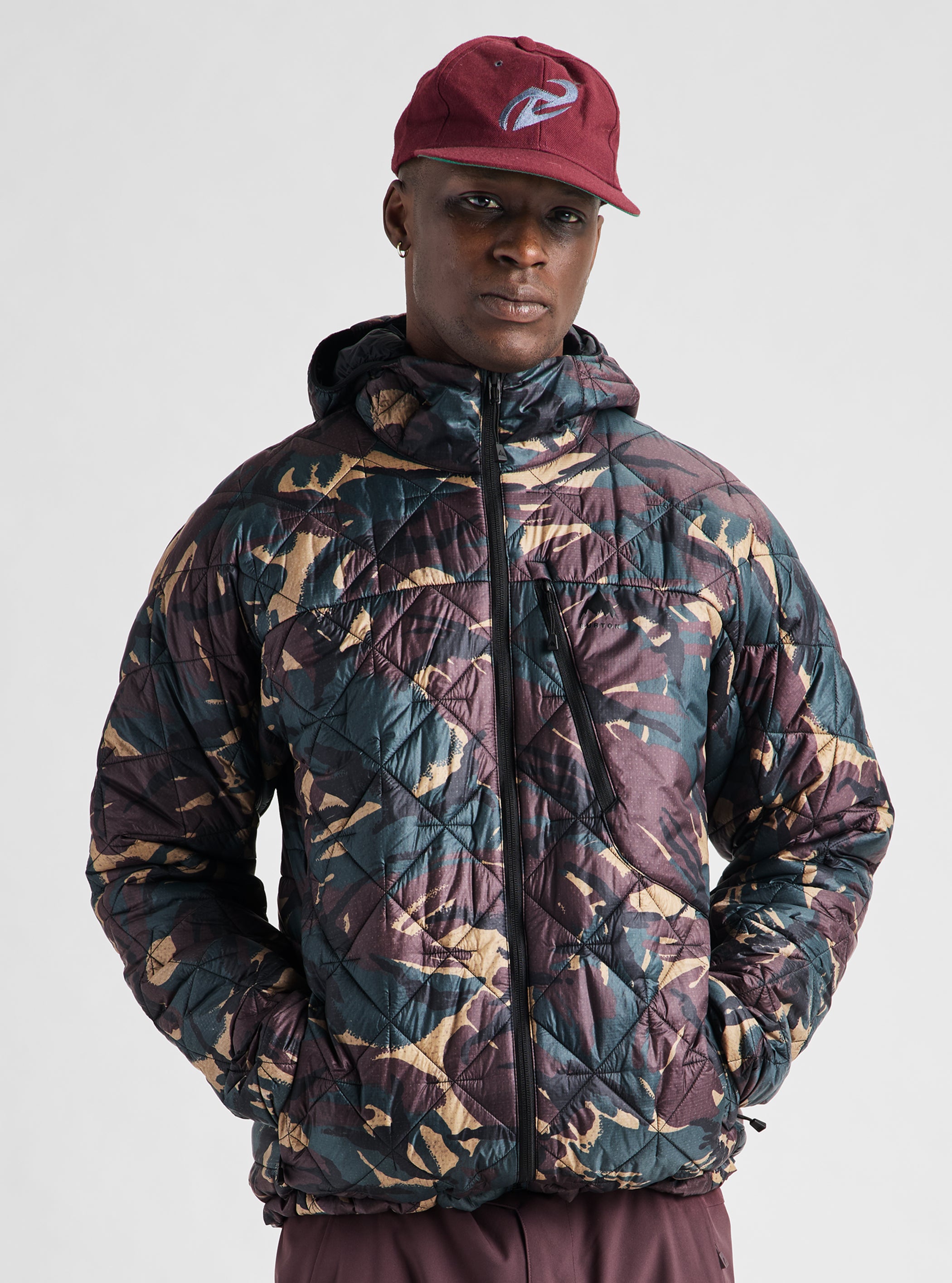 Product image of Men's Burton Reserve Synthetic Insulated Hooded Jacket[Variant:Seersucker Camo]