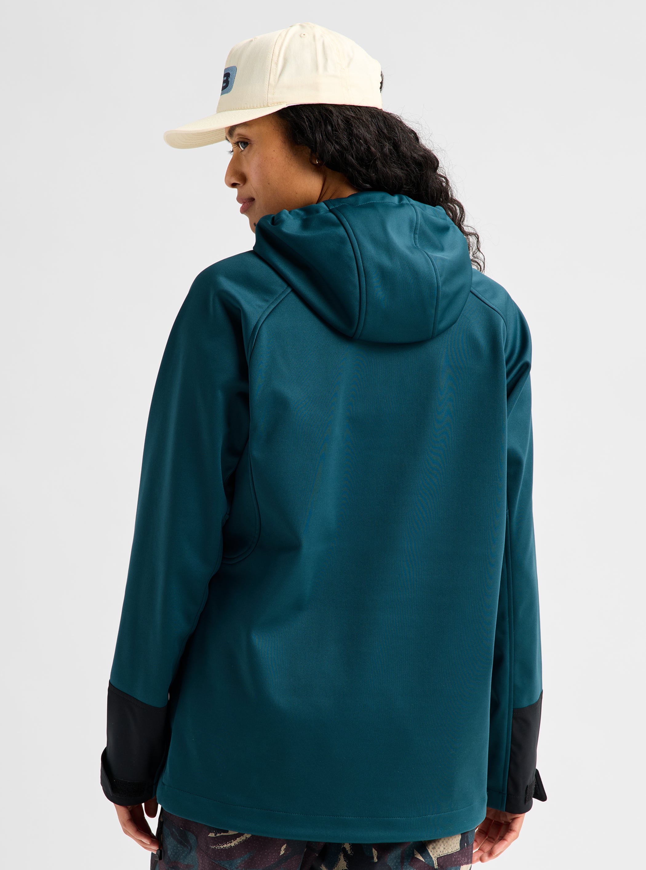 Product image of Burton Crown Weatherproof Riding Pullover Hoodie[Variant:Atlantic Teal]