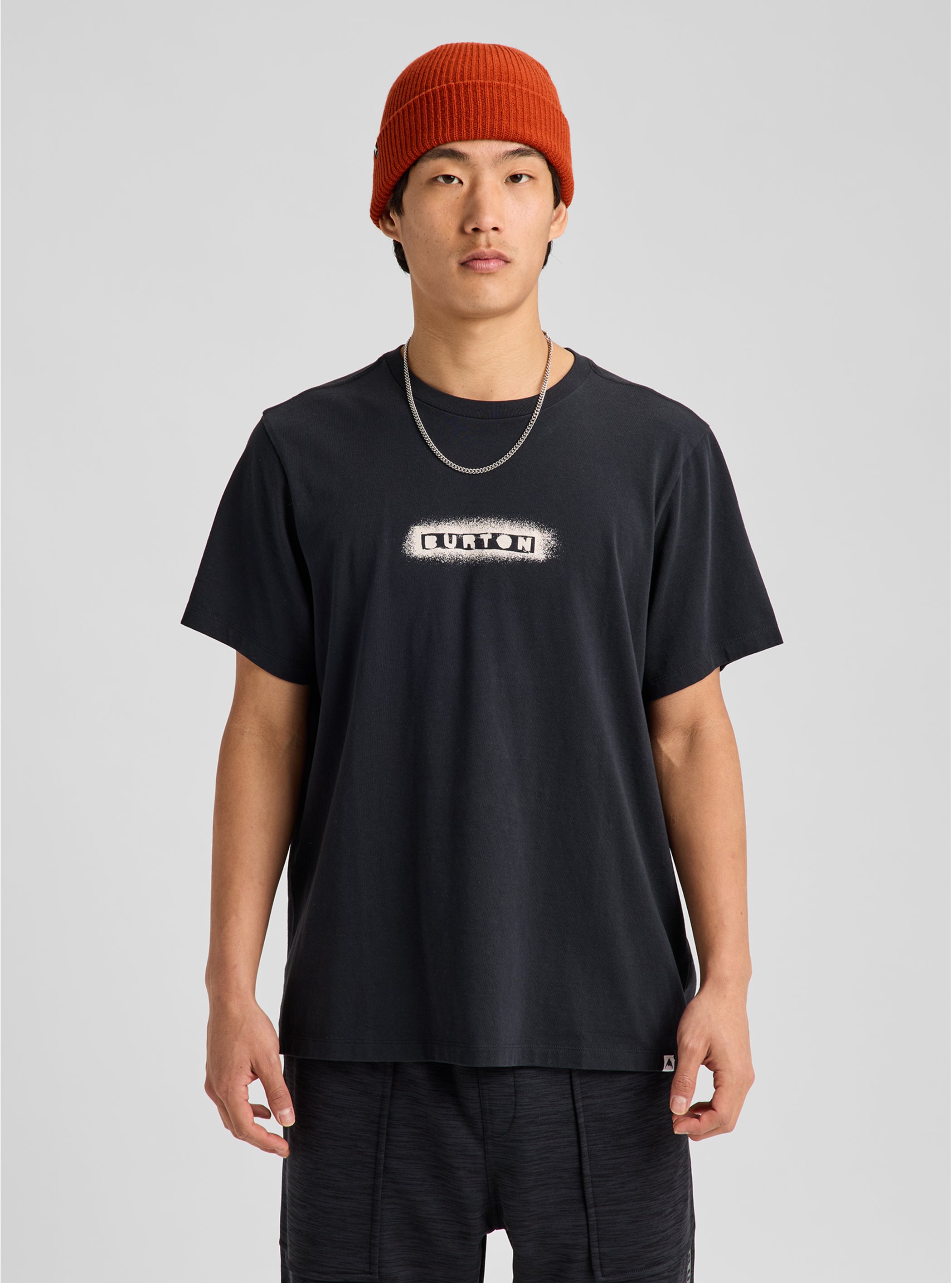 Product image of Burton OverSpray Short Sleeve T-Shirt[Variant:True Black]