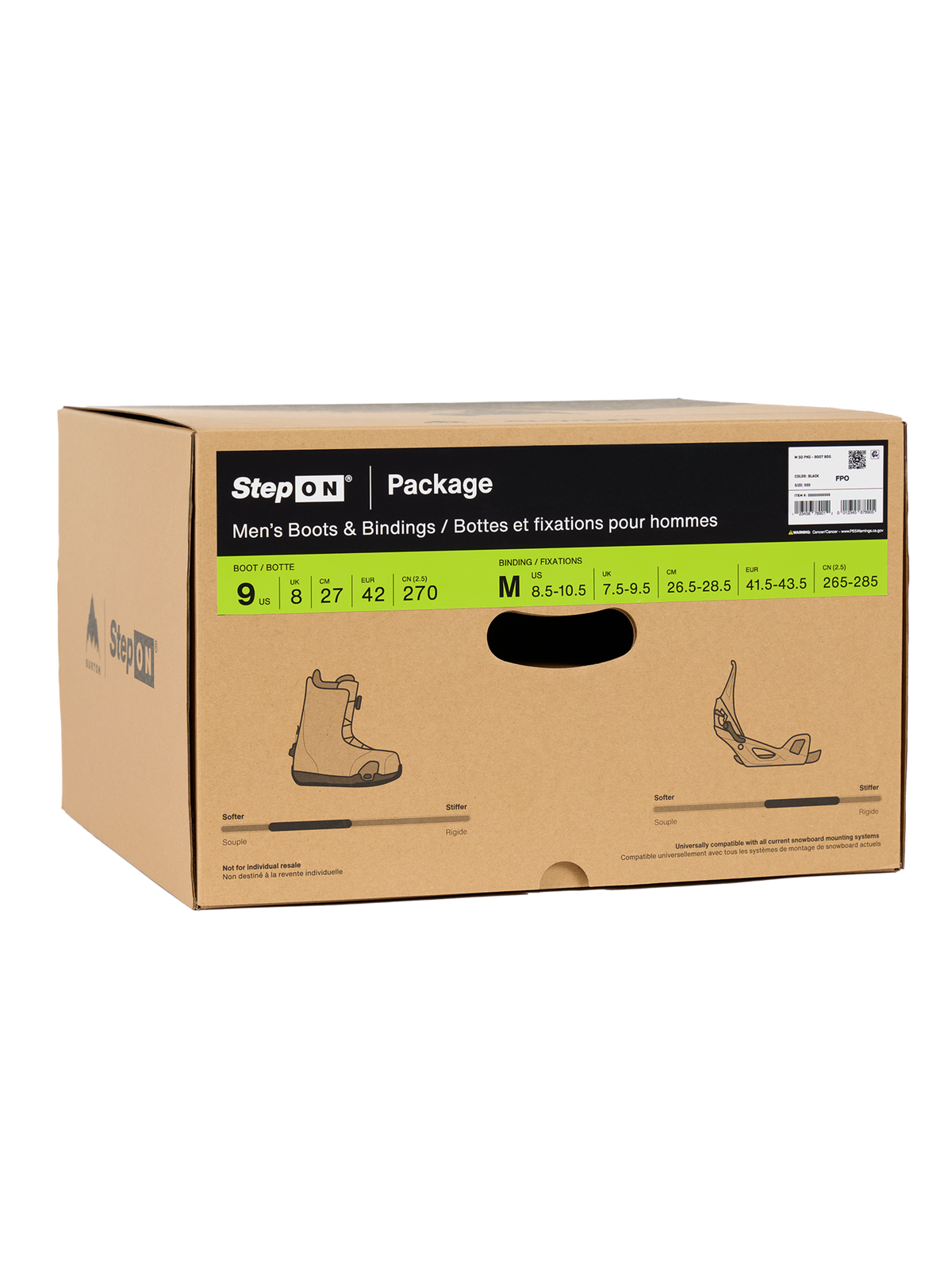Men's Burton Step On® Snowboard Boot & Binding Package 2027