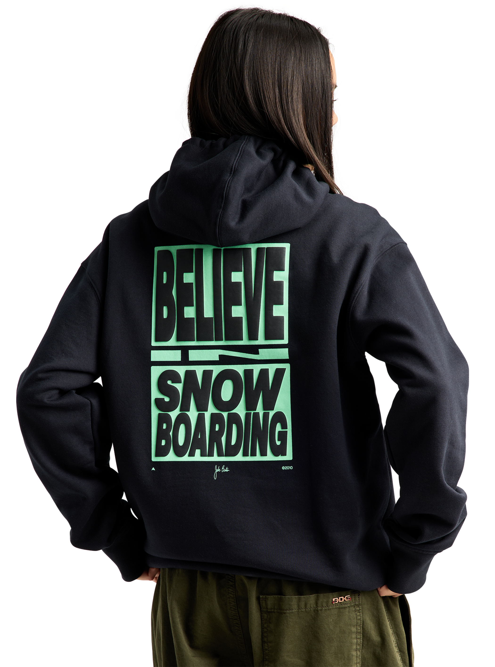 Product image of From Burton to the World Pullover Hoodie[Variant:True Black]