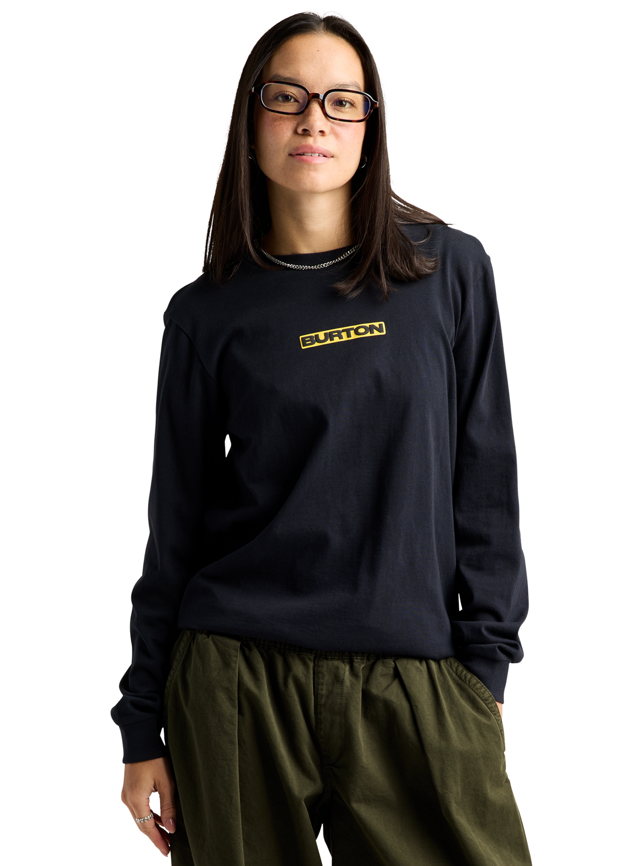 Product image of From Burton to the World Long Sleeve T-Shirt[Variant:True Black]