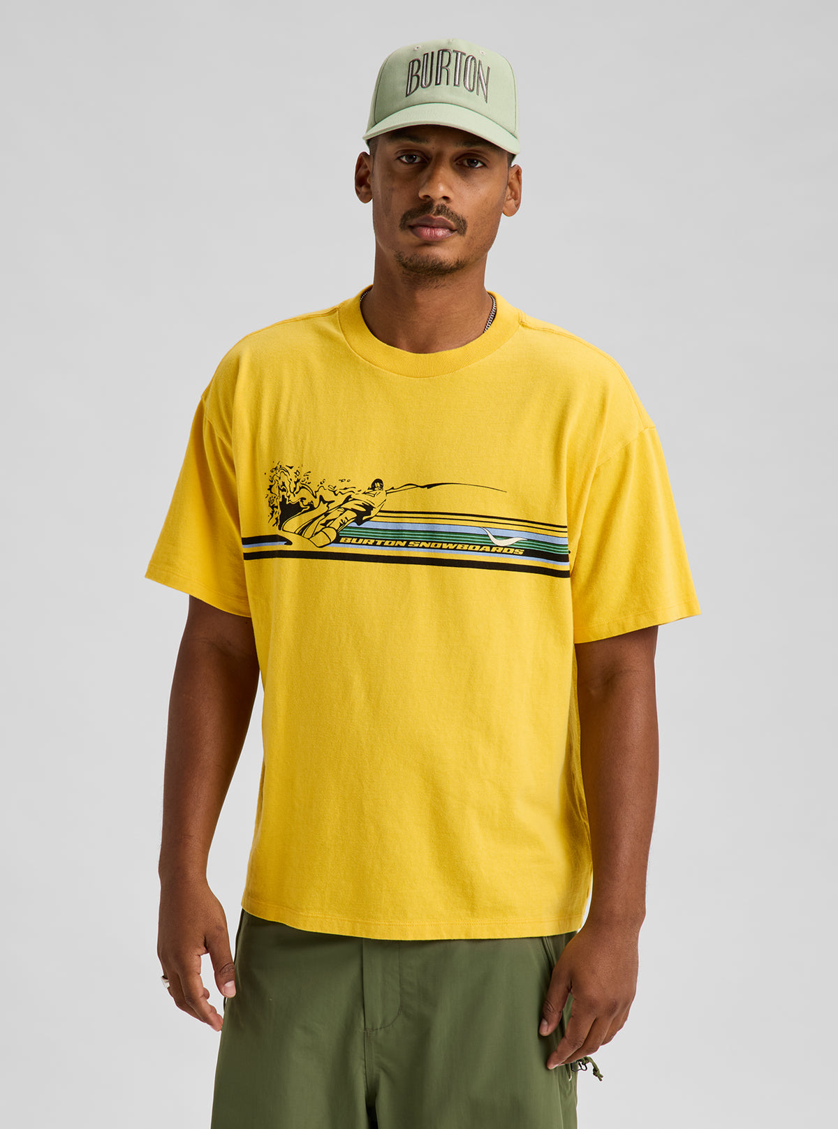 Product image of Burton 50th 98 Short Sleeve T-Shirt[Variant:Thirteen Yellow]