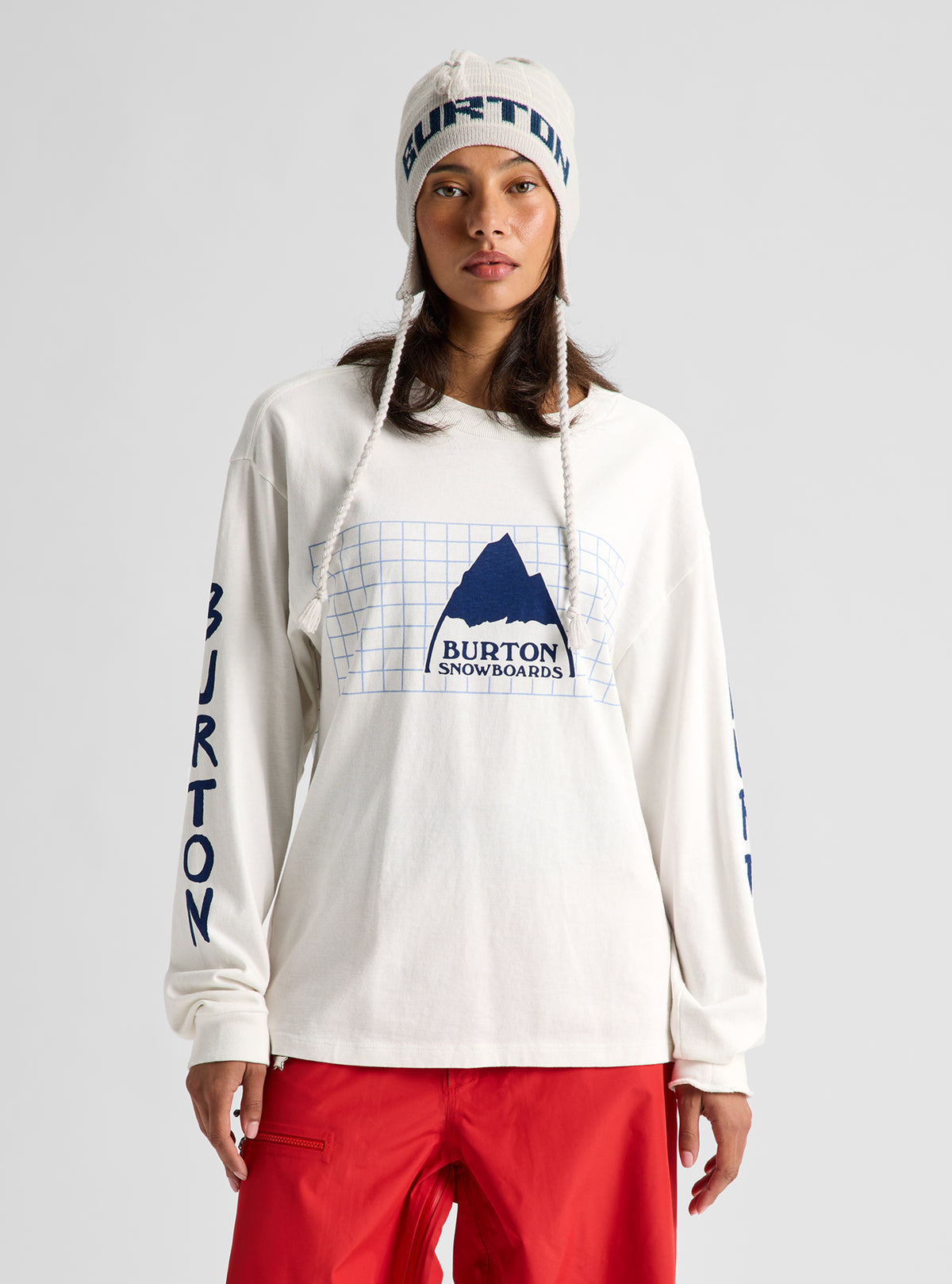 Product image of Burton 50th 83 Squared Long Sleeve T-Shirt[Variant:Stout White]