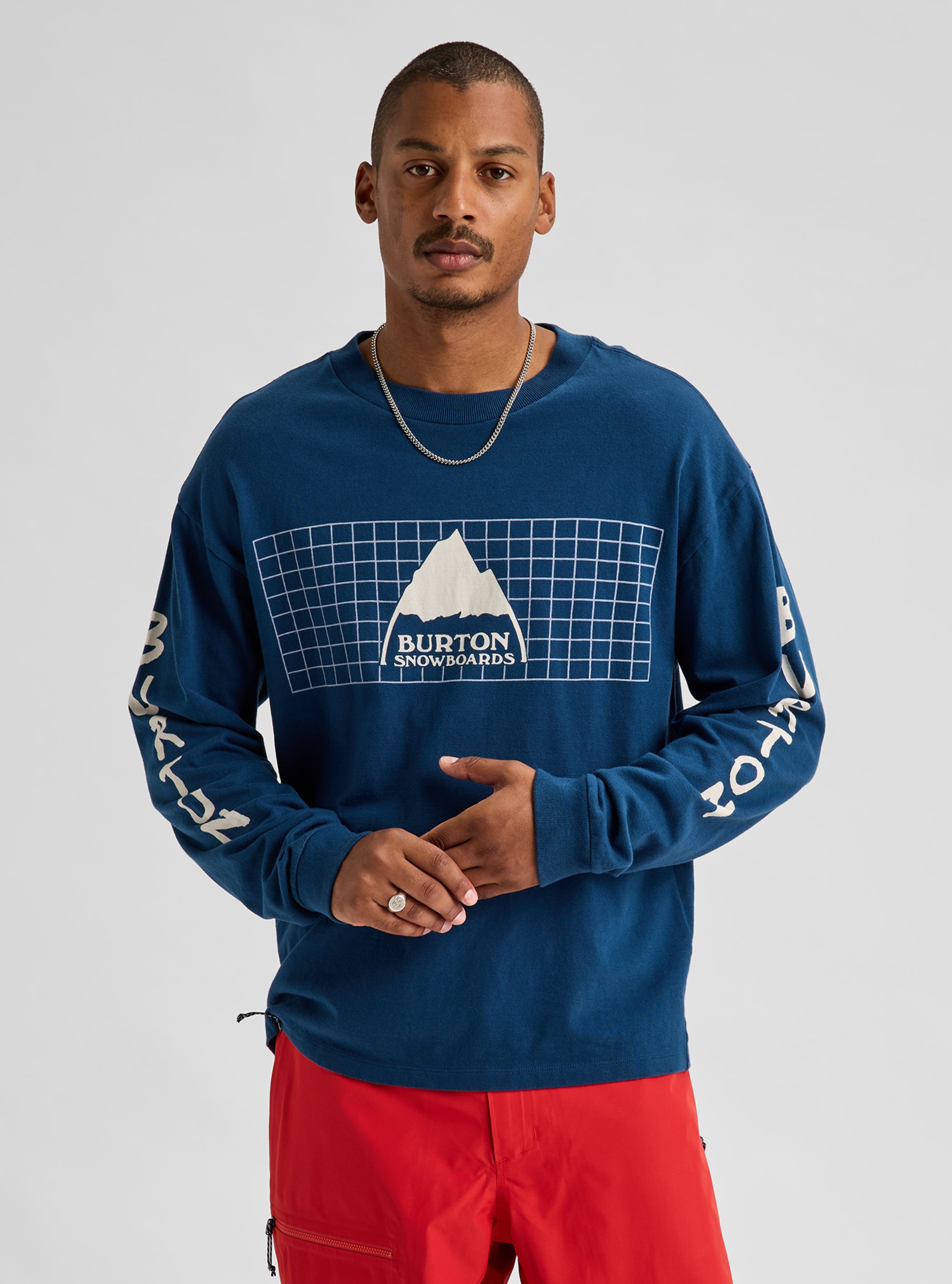Product image of Burton 50th 83 Squared Long Sleeve T-Shirt[Variant:Selvedge Blue]