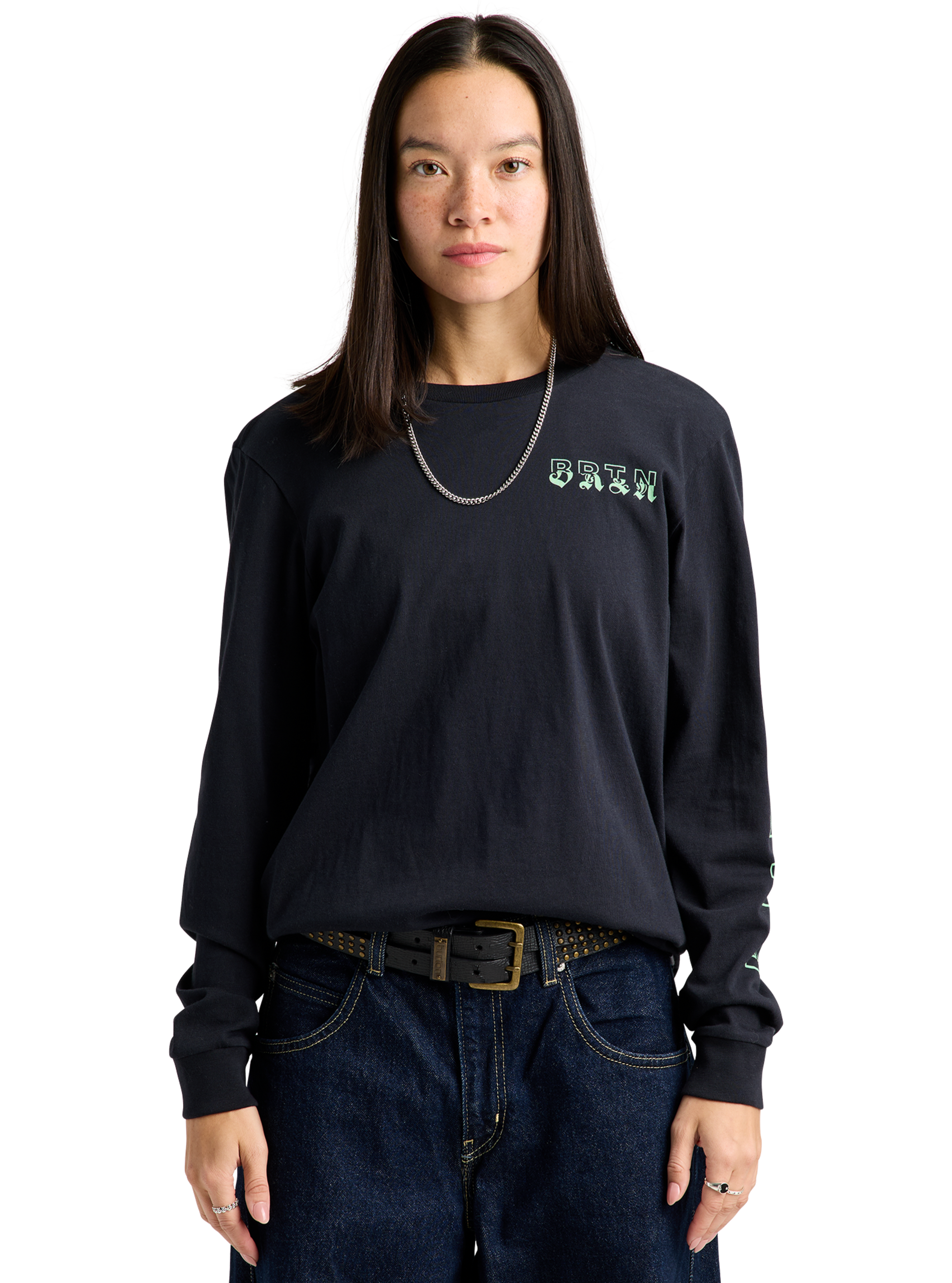 Product image of Burton Noirline Long Sleeve T-Shirt[Variant:True Black]
