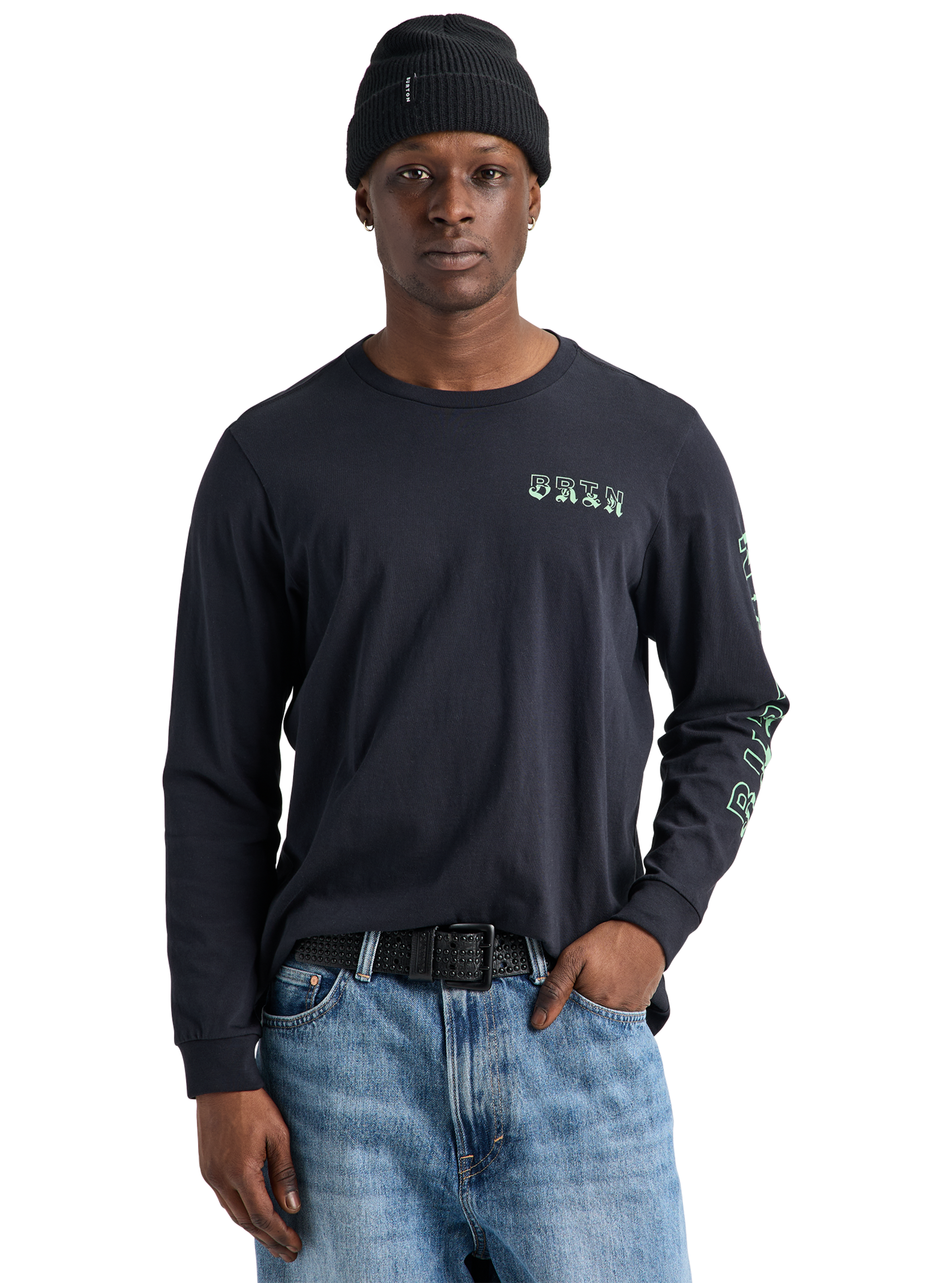 Product image of Burton Noirline Long Sleeve T-Shirt[Variant:True Black]