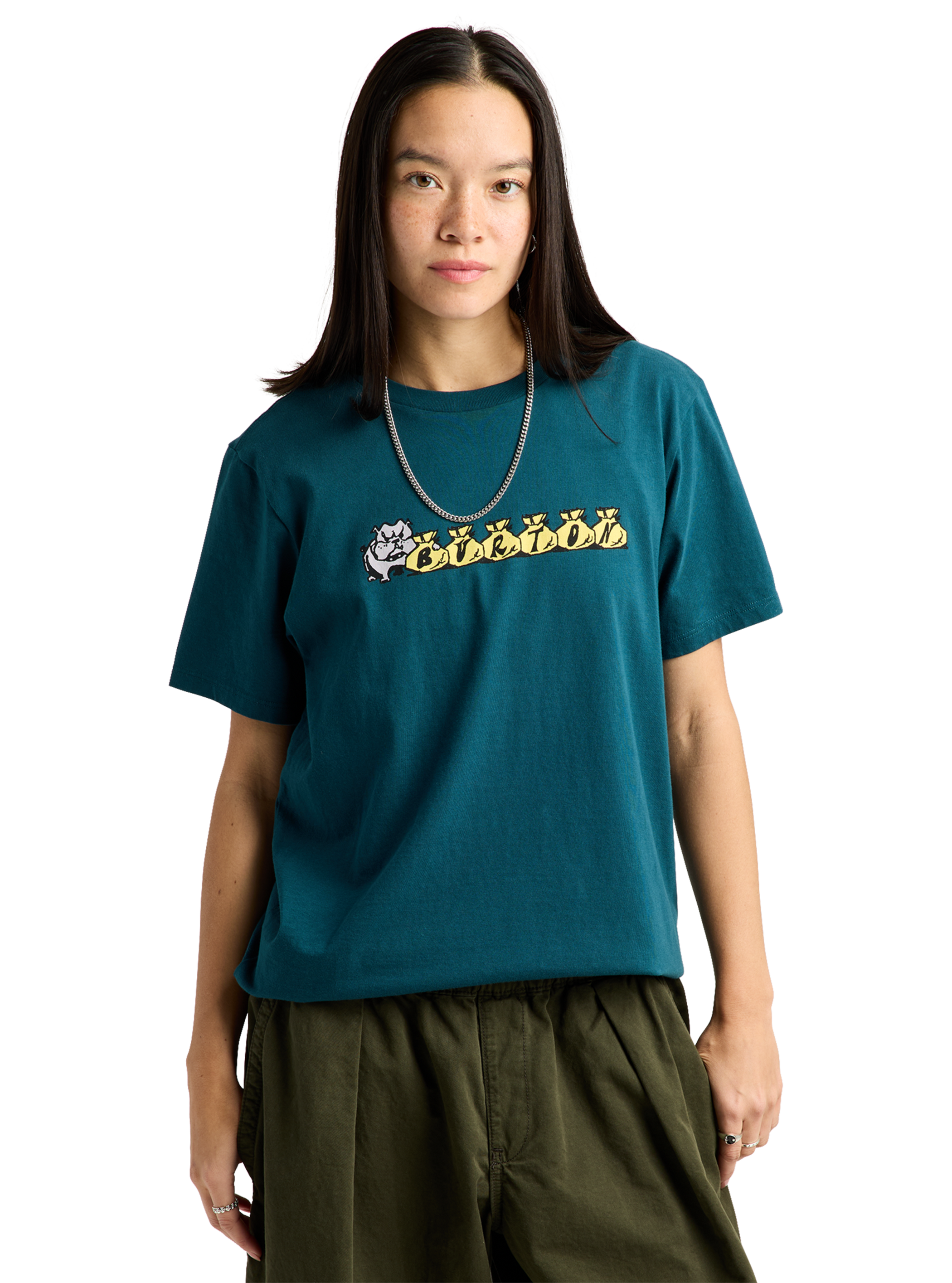 Product image of Burton Ransacked Short Sleeve T-Shirt[Variant:Atlantic Teal]