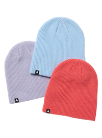 Product image of Kids' Burton DND Beanie (3 Pack)[Variant:Peach Echo / Dusty Blue / Moondust Purple]