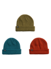 Product image of Kids' Burton DND Beanie (3 Pack)[Variant:Spiced Chai / Deep Emerald / Forest Moss]