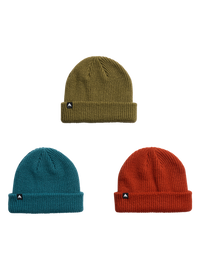 Product image of Kids' Burton DND Beanie (3 Pack)[Variant:Spiced Chai / Deep Emerald / Forest Moss]
