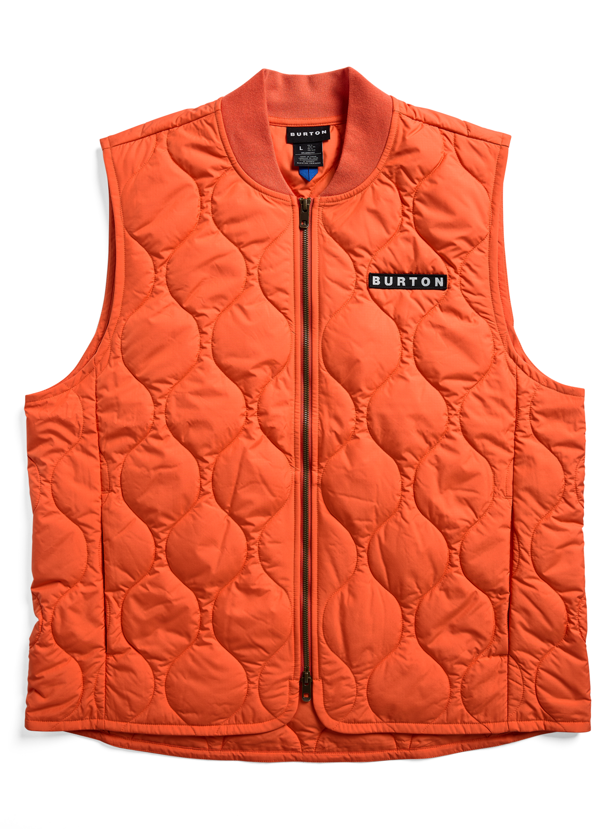 Product image of Men's Burton Quilted Synthetic Puffer Vest [Variant: Orange Popsicle]
