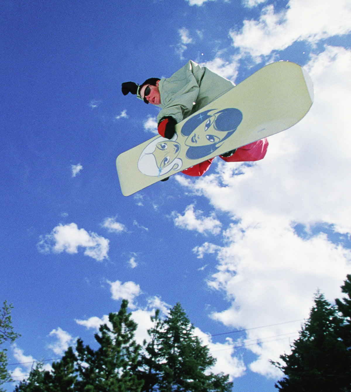snowboarder in the air