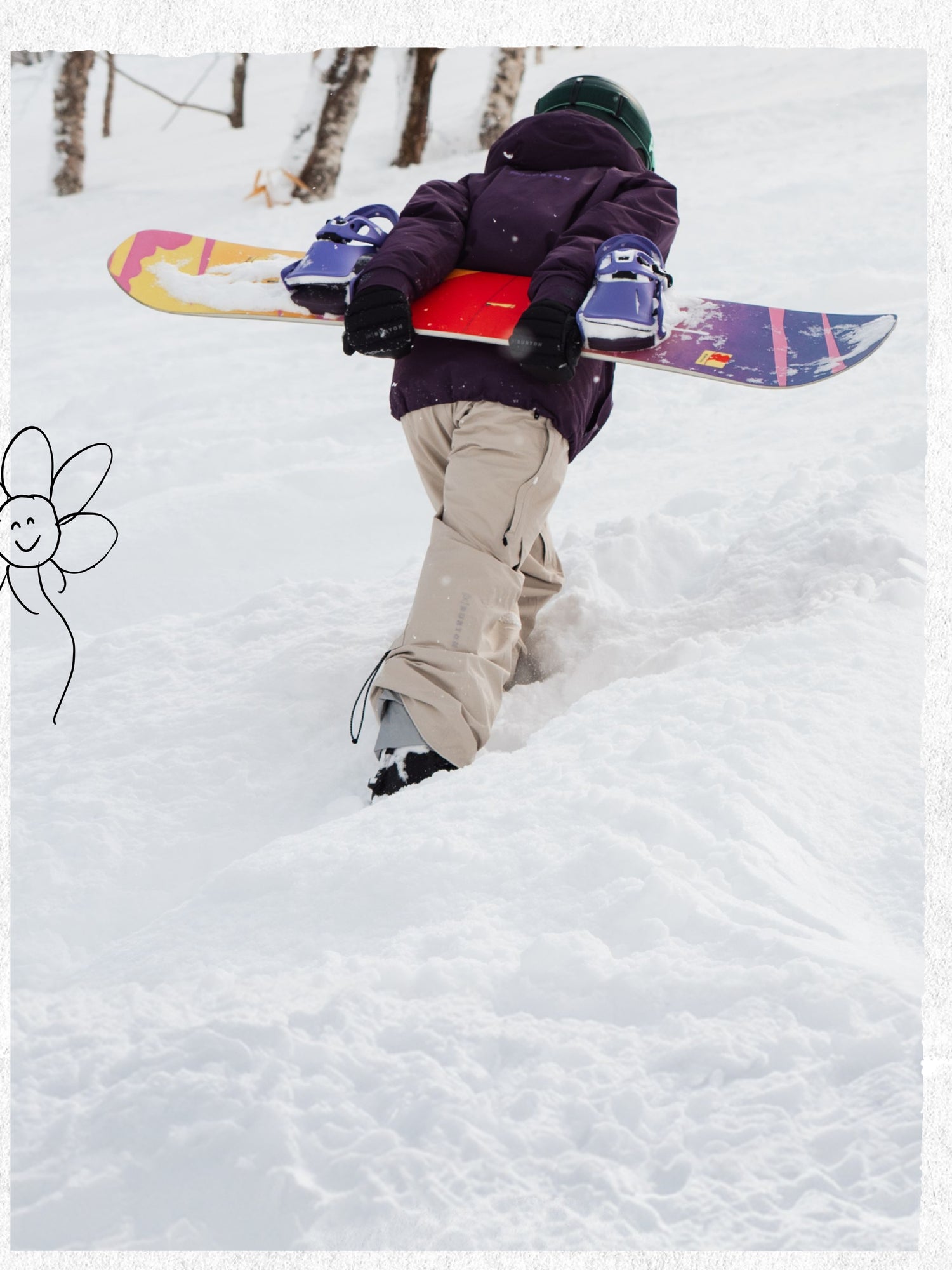 Kids' Burton Custom Smalls Camber Snowboard Winter 2027