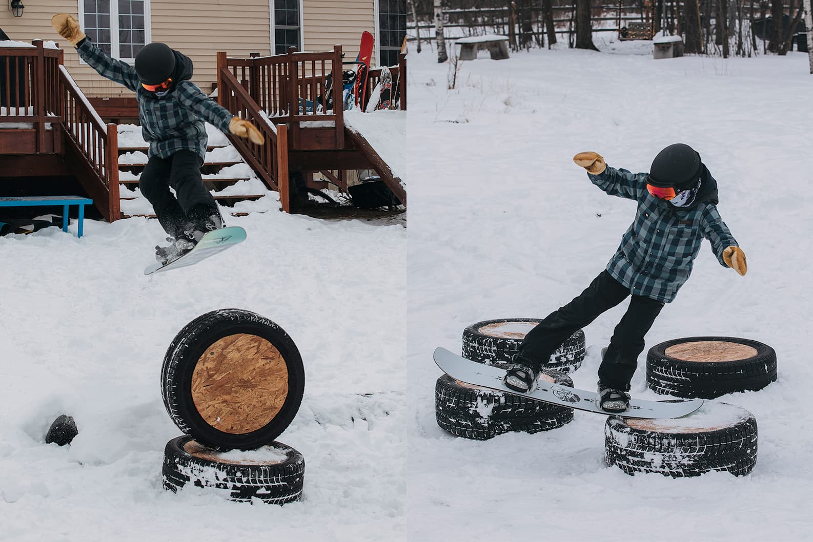 How to Build a Backyard Terrain Park for Snowboarding Burton Snowboards