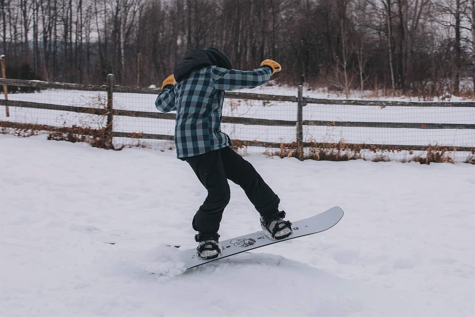 How to Build a Backyard Terrain Park for Snowboarding Burton Snowboards