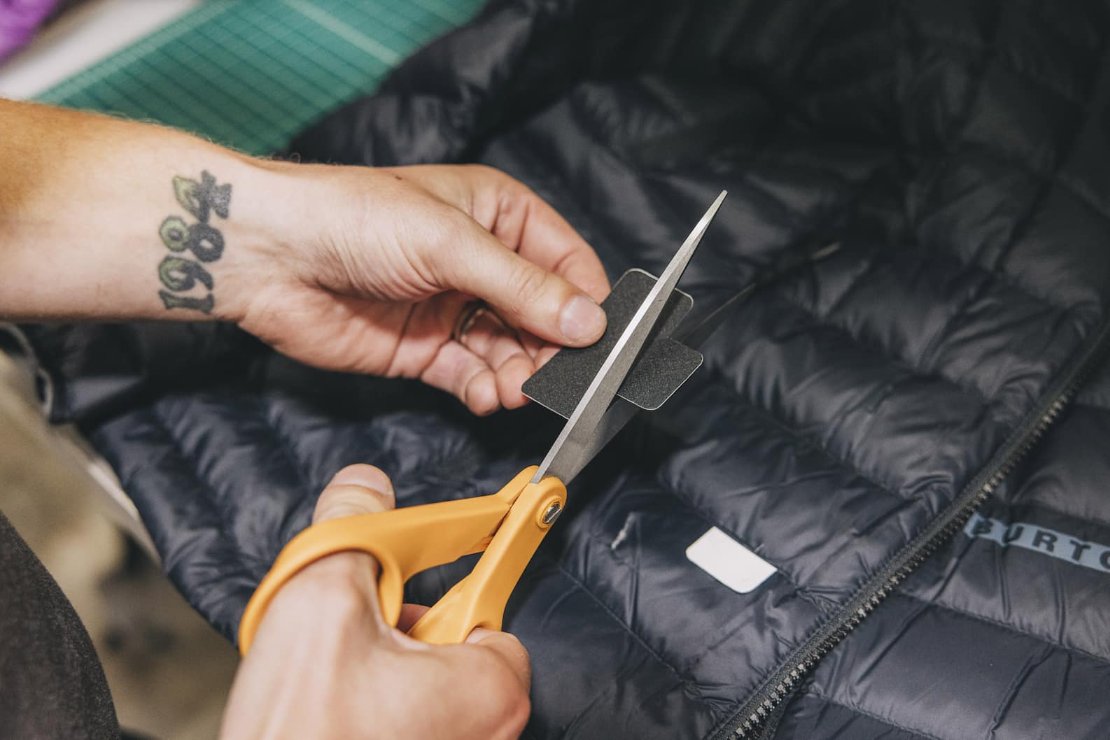 Does your insulated jacket have a hole in it? It's time for a Burton Repair  Patch. Any tear, of any size, can be quickly and easily repaired thanks to  our friends at @
