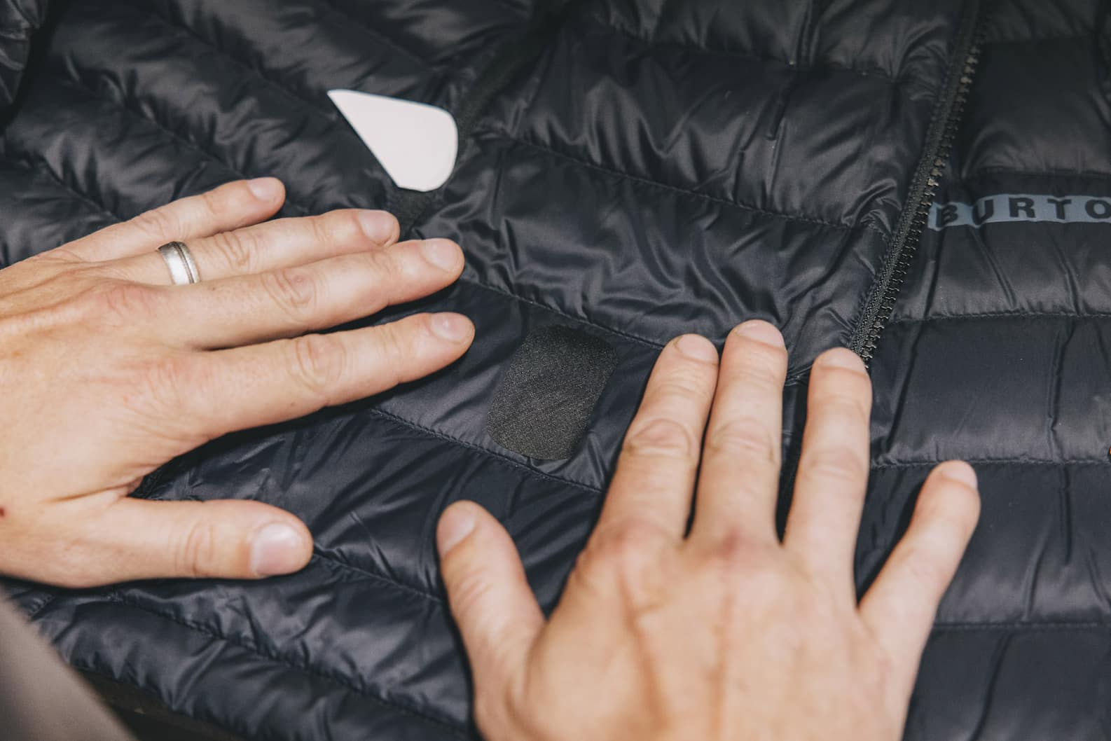 NoSo: the DIY, fabric patch to repair your down jacket, tent – Garage Grown  Gear