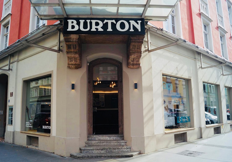 Burton flaggskeppsbutik – Innsbruck centrum