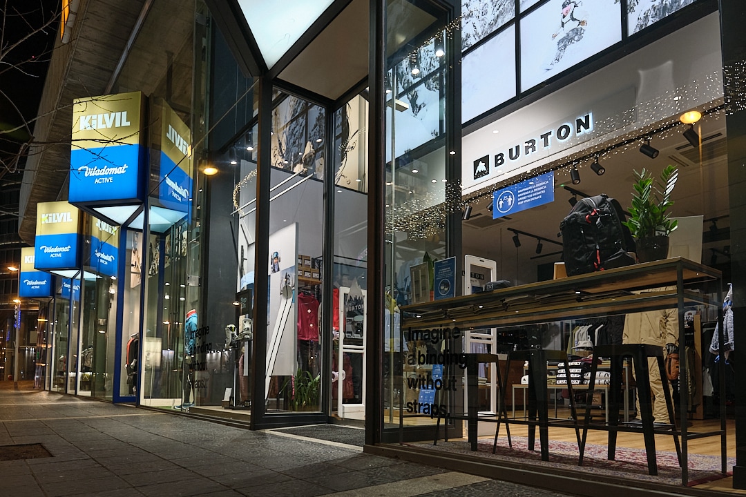 Burton Shop – Andorra Außenansicht