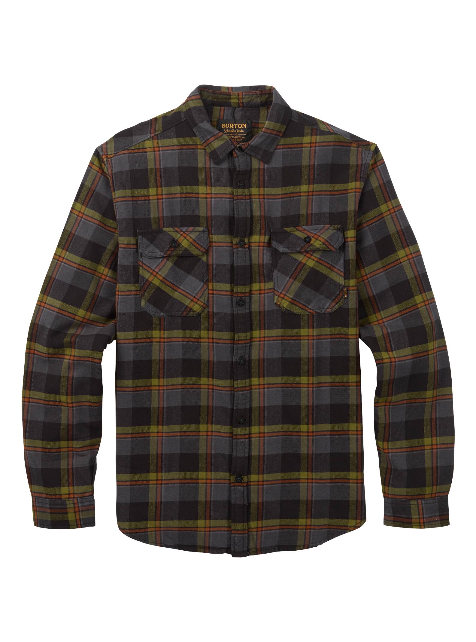 Burton - Chemise en flanelle Brighton homme, Olive Branch Hawthorn, S
