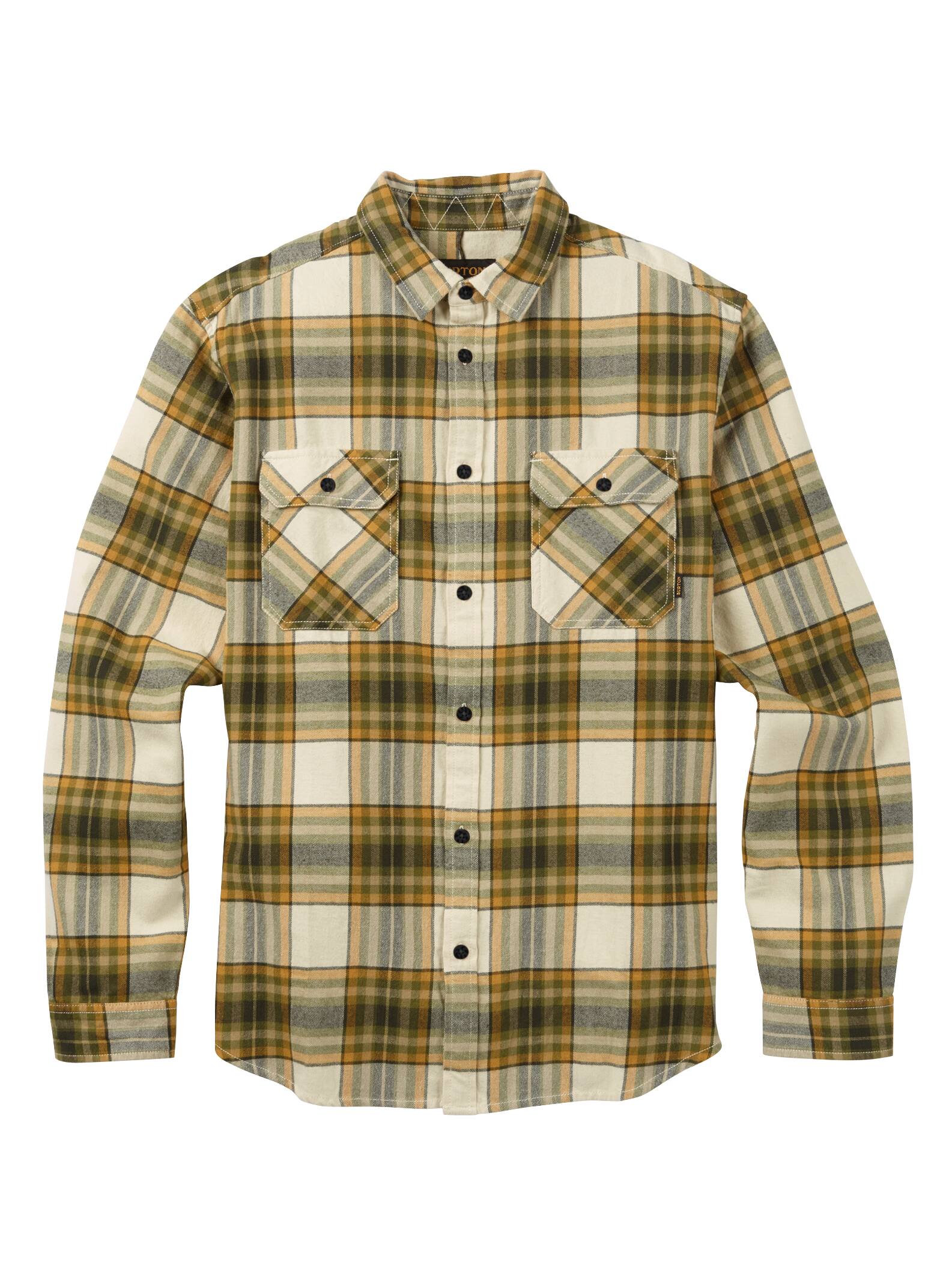 Burton - Chemise en flanelle Brighton homme, Canvas Balsam Plaid, XL