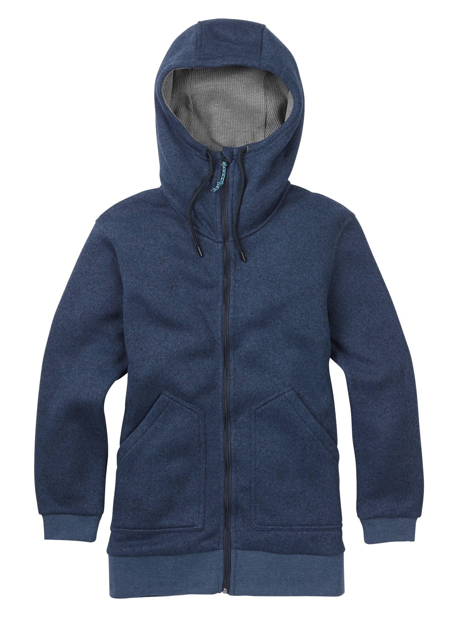 Burton – Sweat à capuche en polaire zippé Minxy femme, Mood Indigo Heather, L