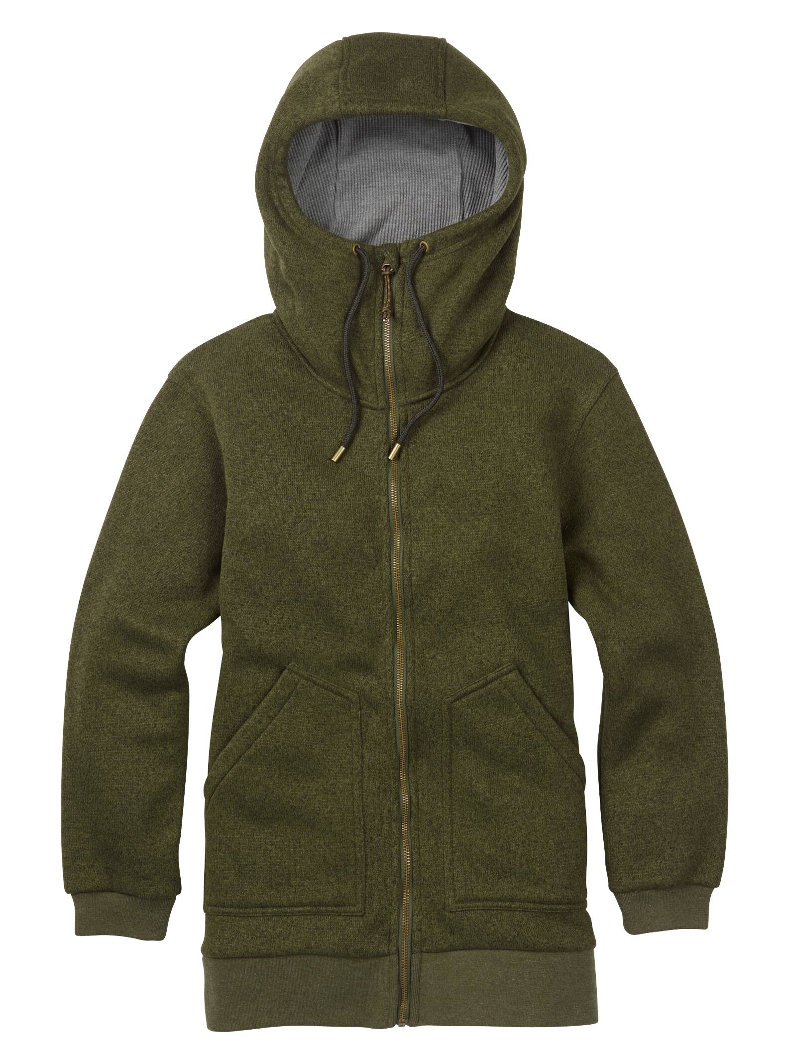 Burton – Sweat à capuche en polaire zippé Minxy femme, Forest Night Heather, L