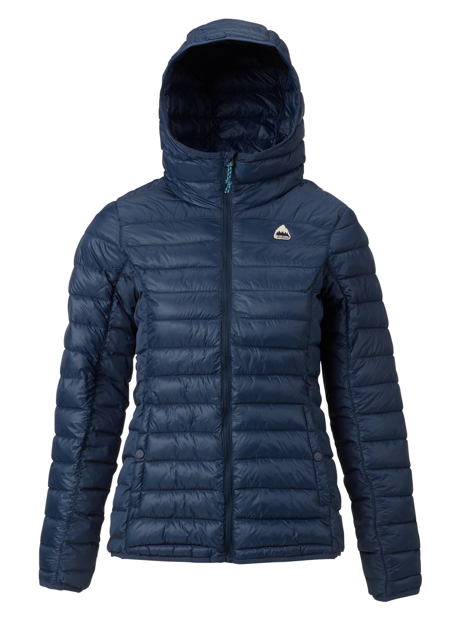 Burton – Veste femme à capuche en duvet synthétique Evergreen, Mood Indigo, L