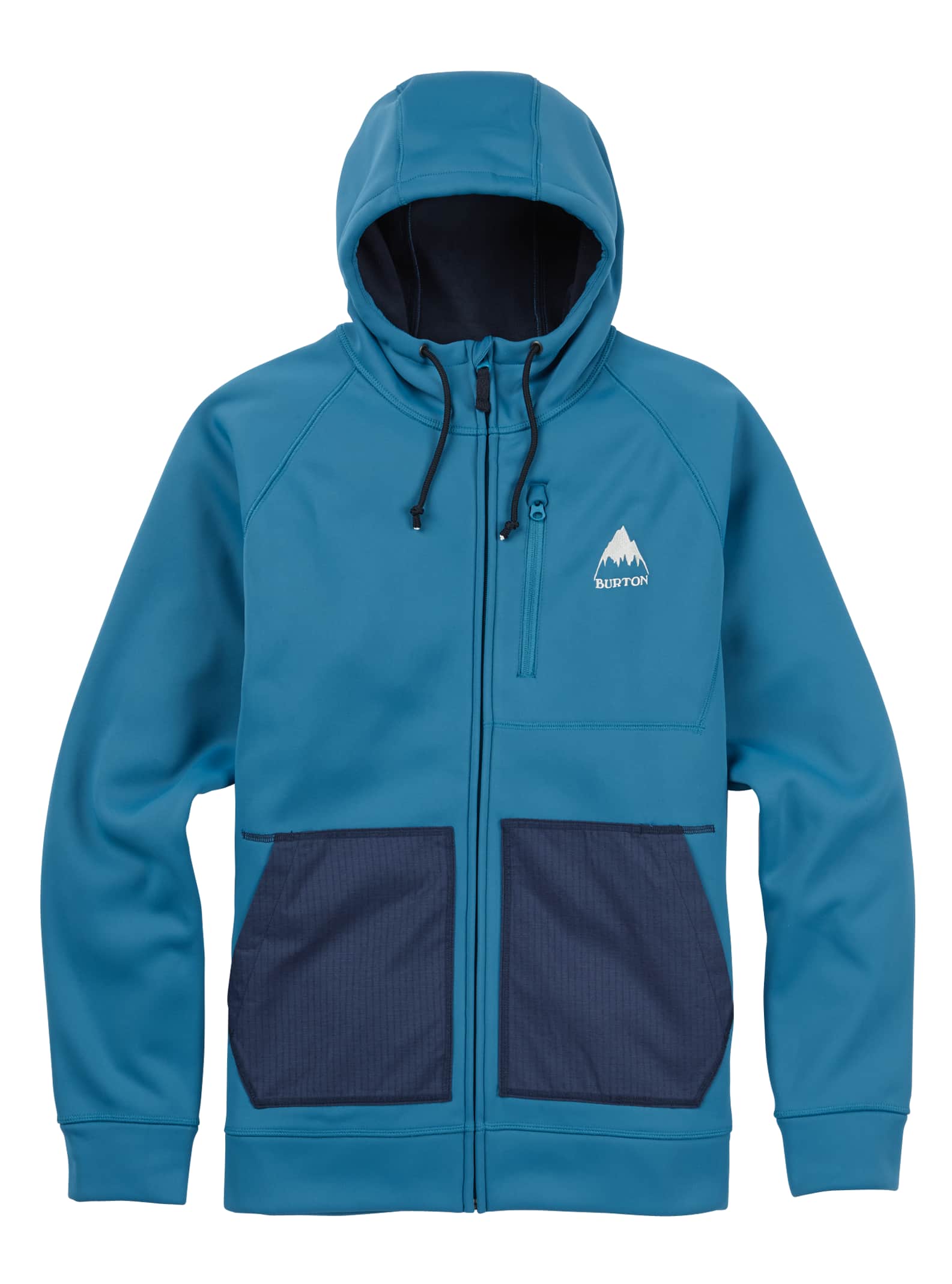 Burton – Sweat à capuche zippé et coutures collées homme, Mountaineer, M