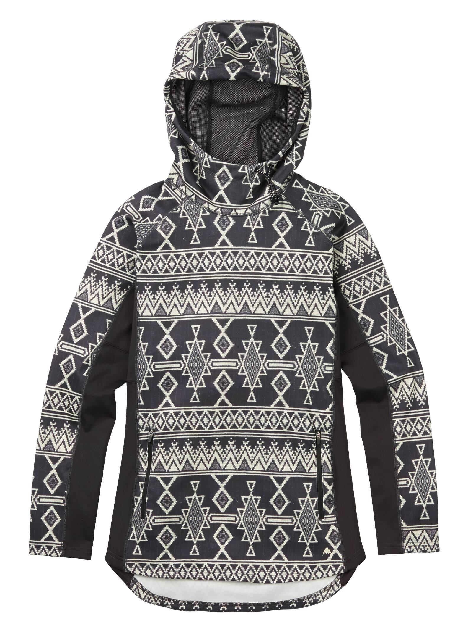 Burton – Sweat à capuche Crystal femme, True Black Mojave, L