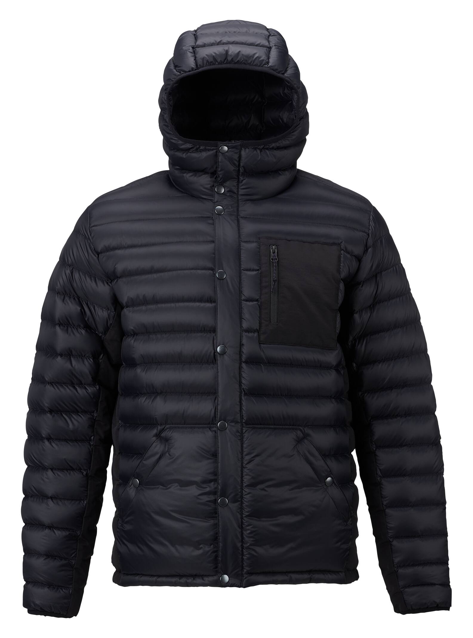 Burton – Insulator à capuche en duvet Evergreen homme, True Black, L