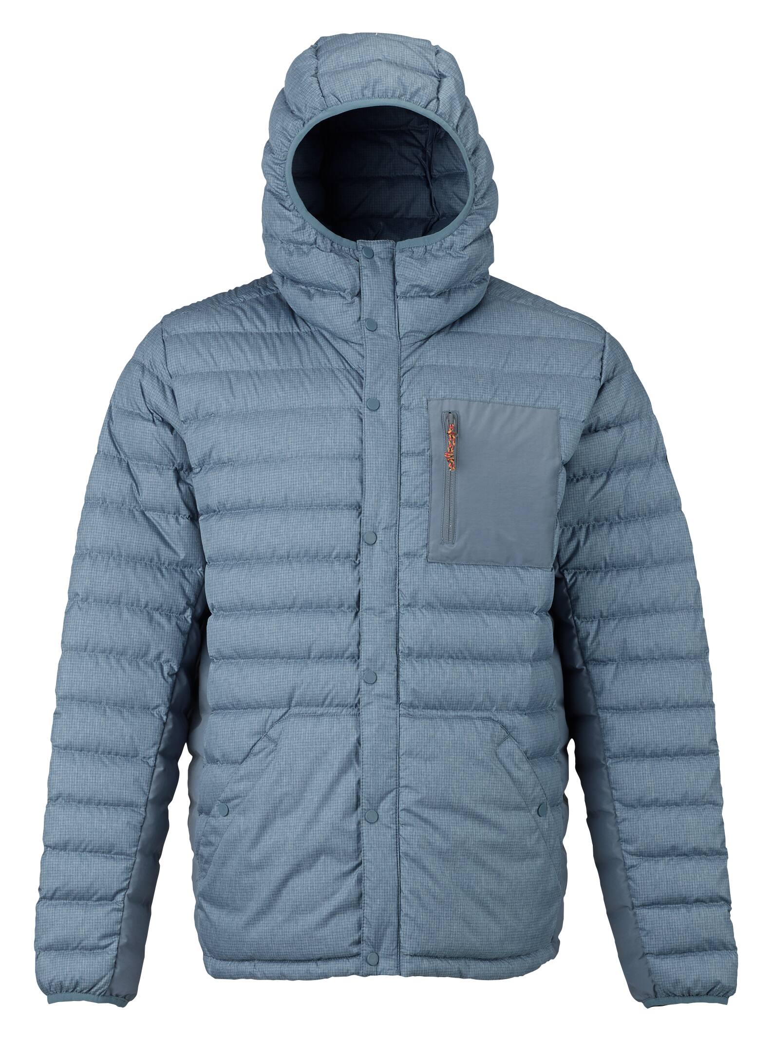 Burton – Insulator à capuche en duvet Evergreen homme, LA Sky Heather, L