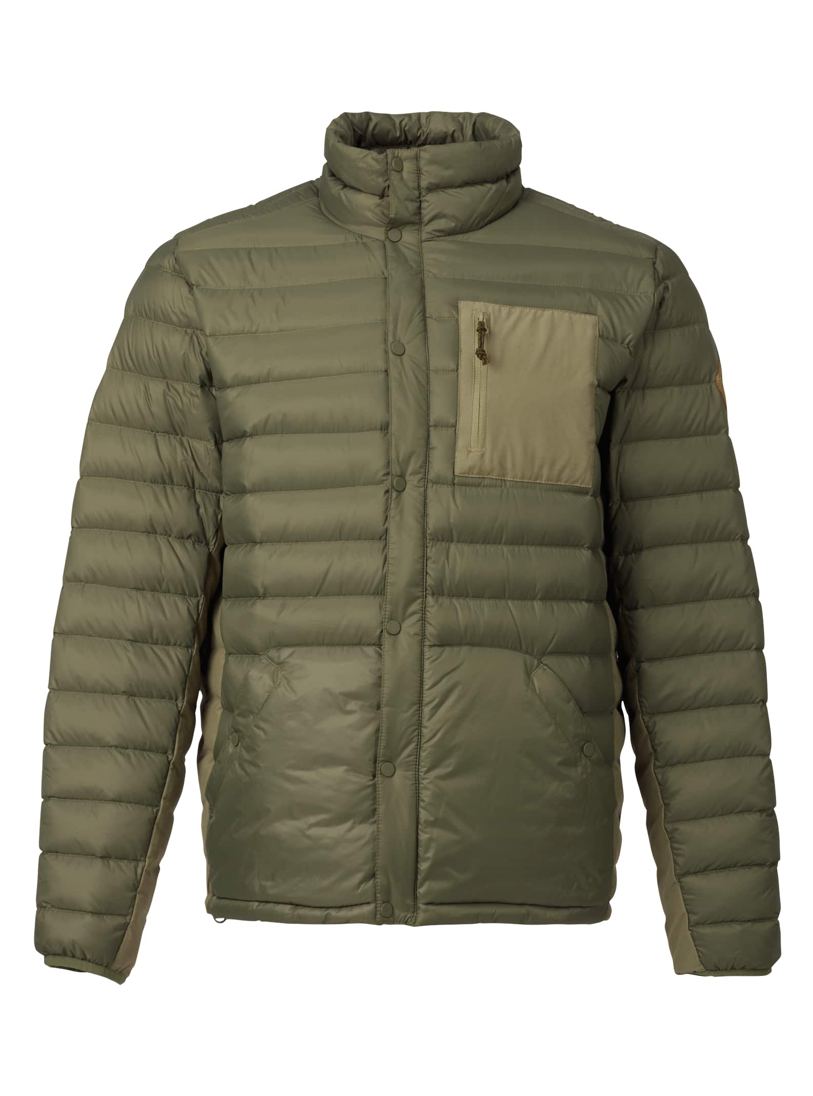 Burton – Insulator en duvet Evergreen homme, Dusty Olive / Rucksack, XXL