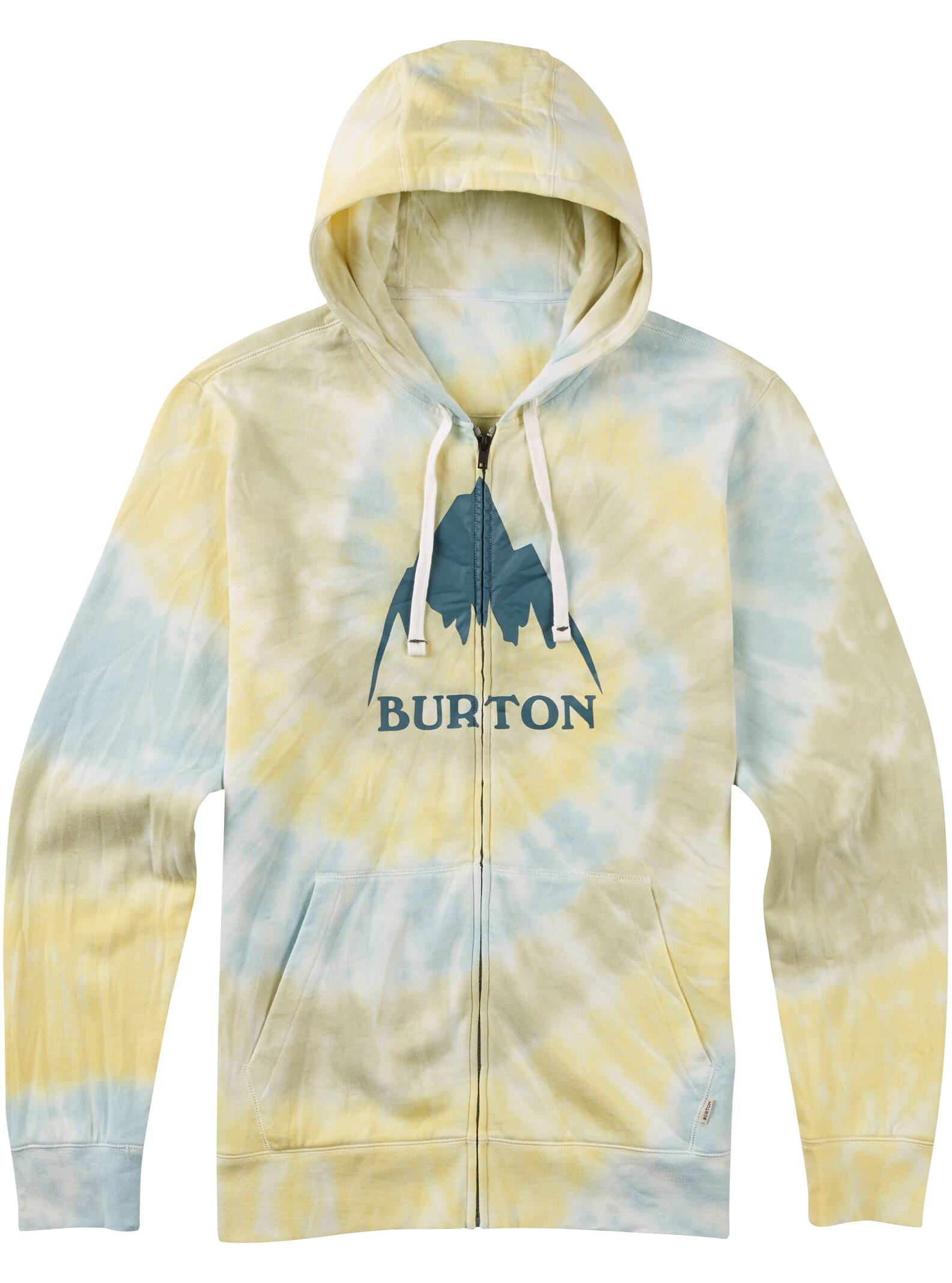 Burton – Sweat à capuche zippé coupe classique Mountain High homme, Spiral Dye, XL