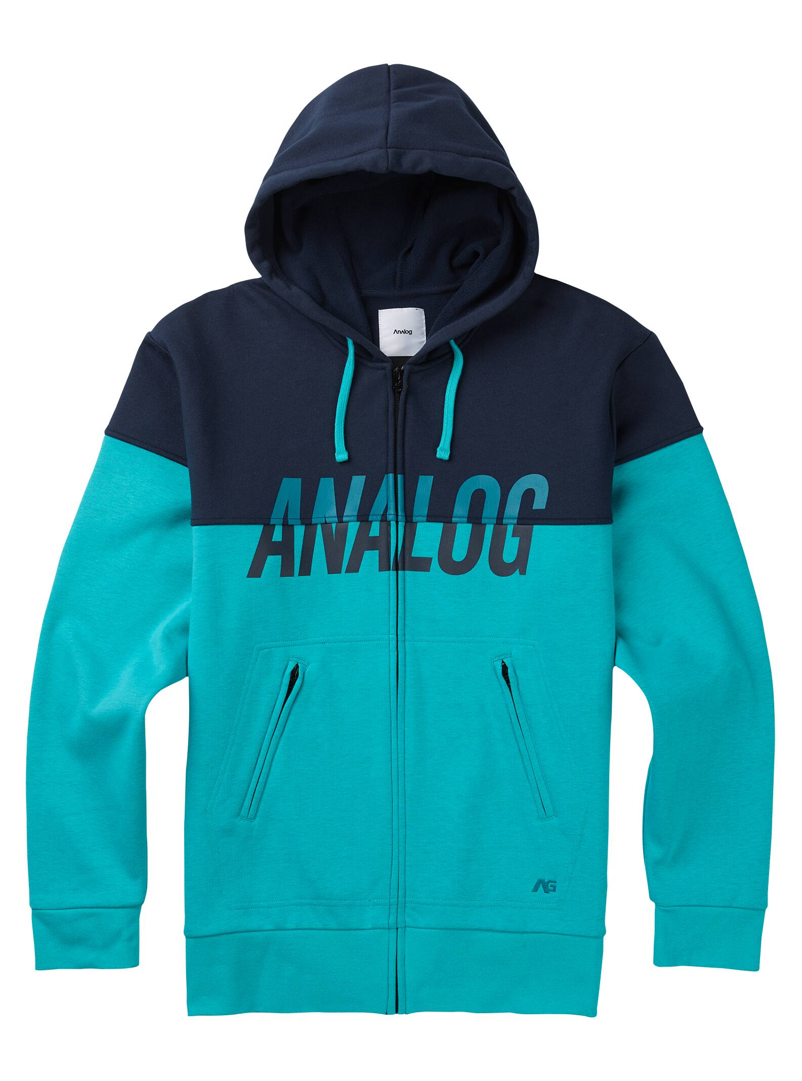 Burton Analog – Polaire à coutures collées Kincaid homme, Eclipse, M