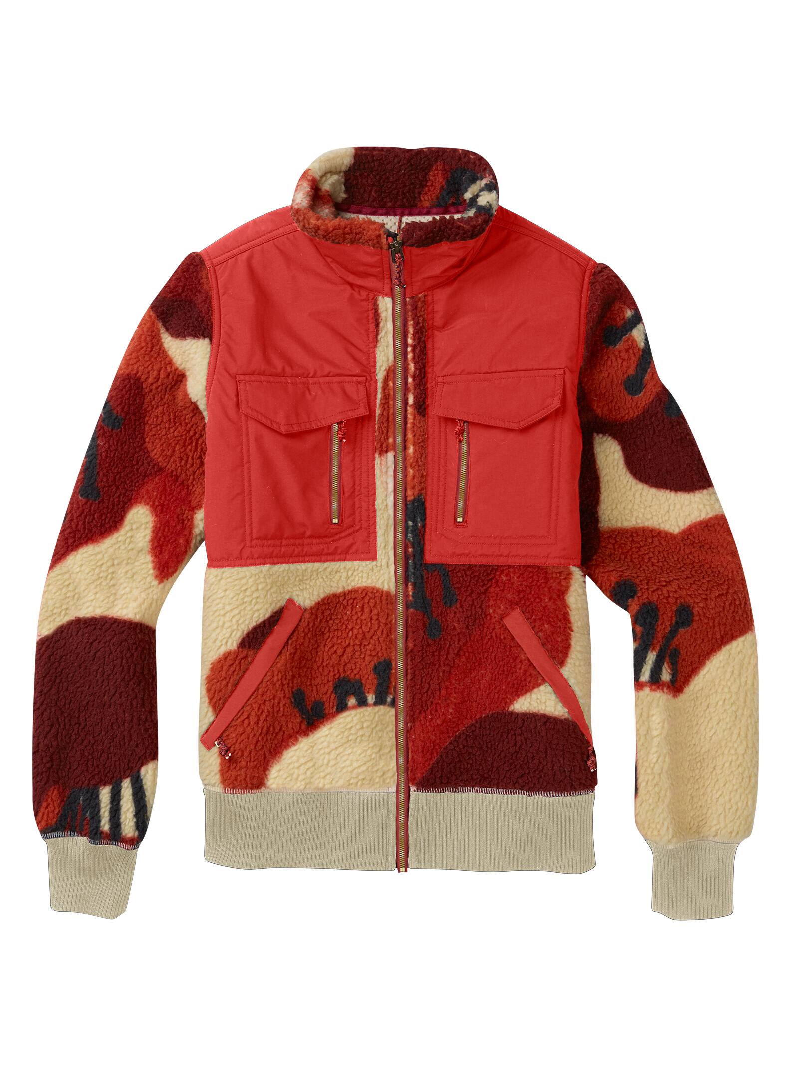 Burton – Veste en polaire zippée Bolden femme, Canvas Poppyfield, L