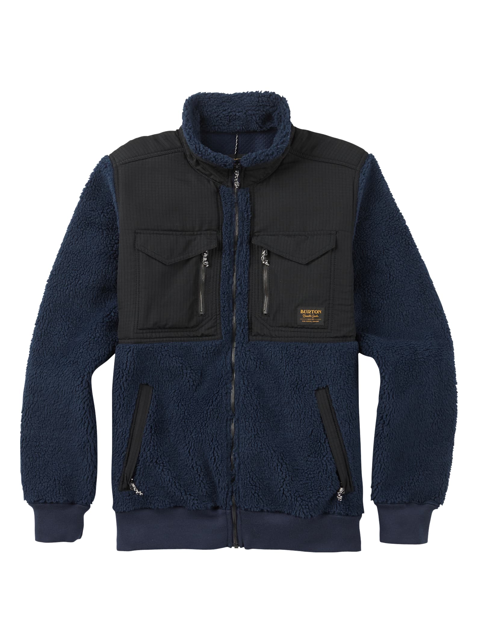Burton – Polaire zippée Bower homme, Mood Indigo, M