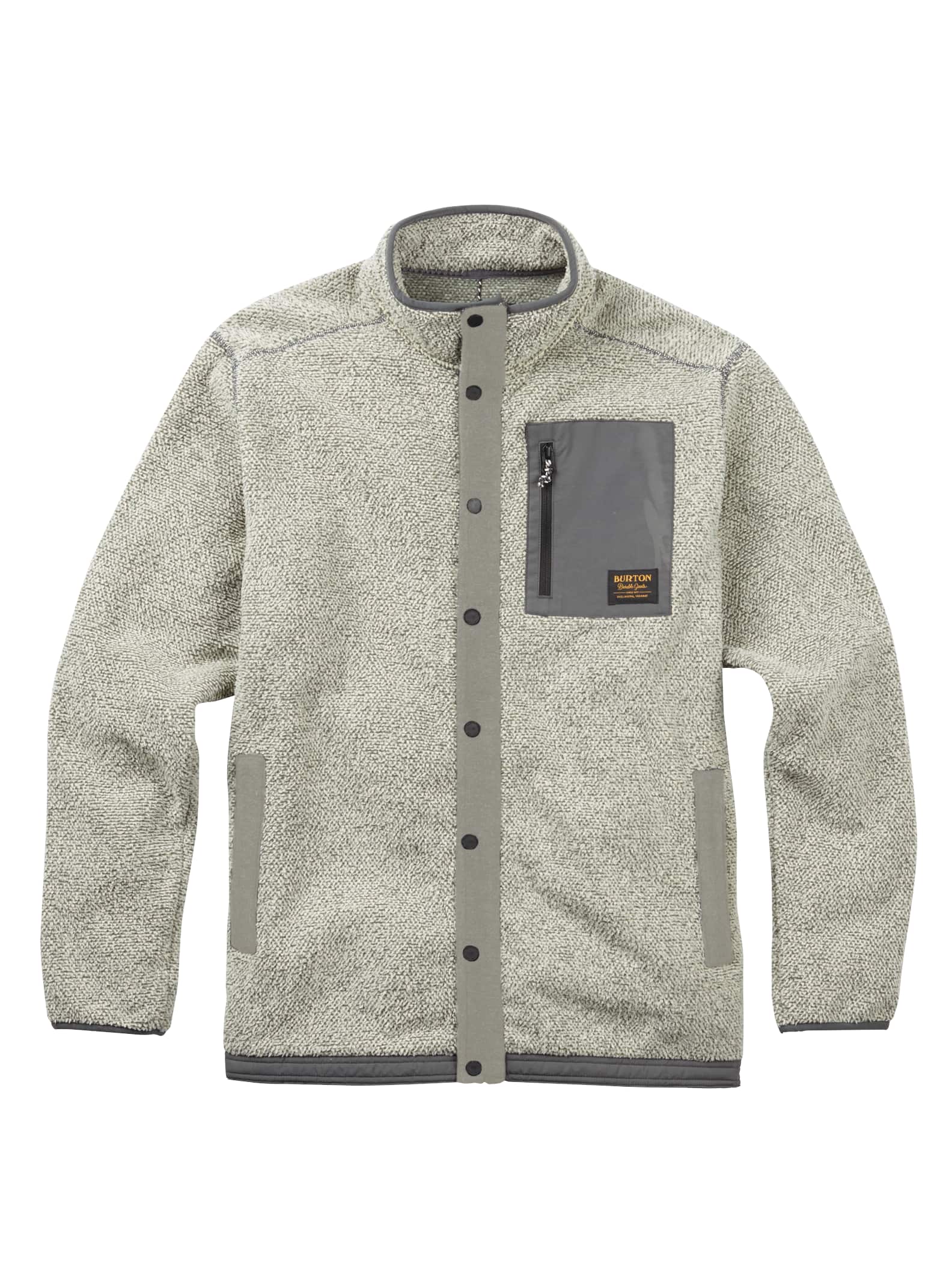 Burton – Polaire à boutons pression Hearth homme, Faded Heather, L