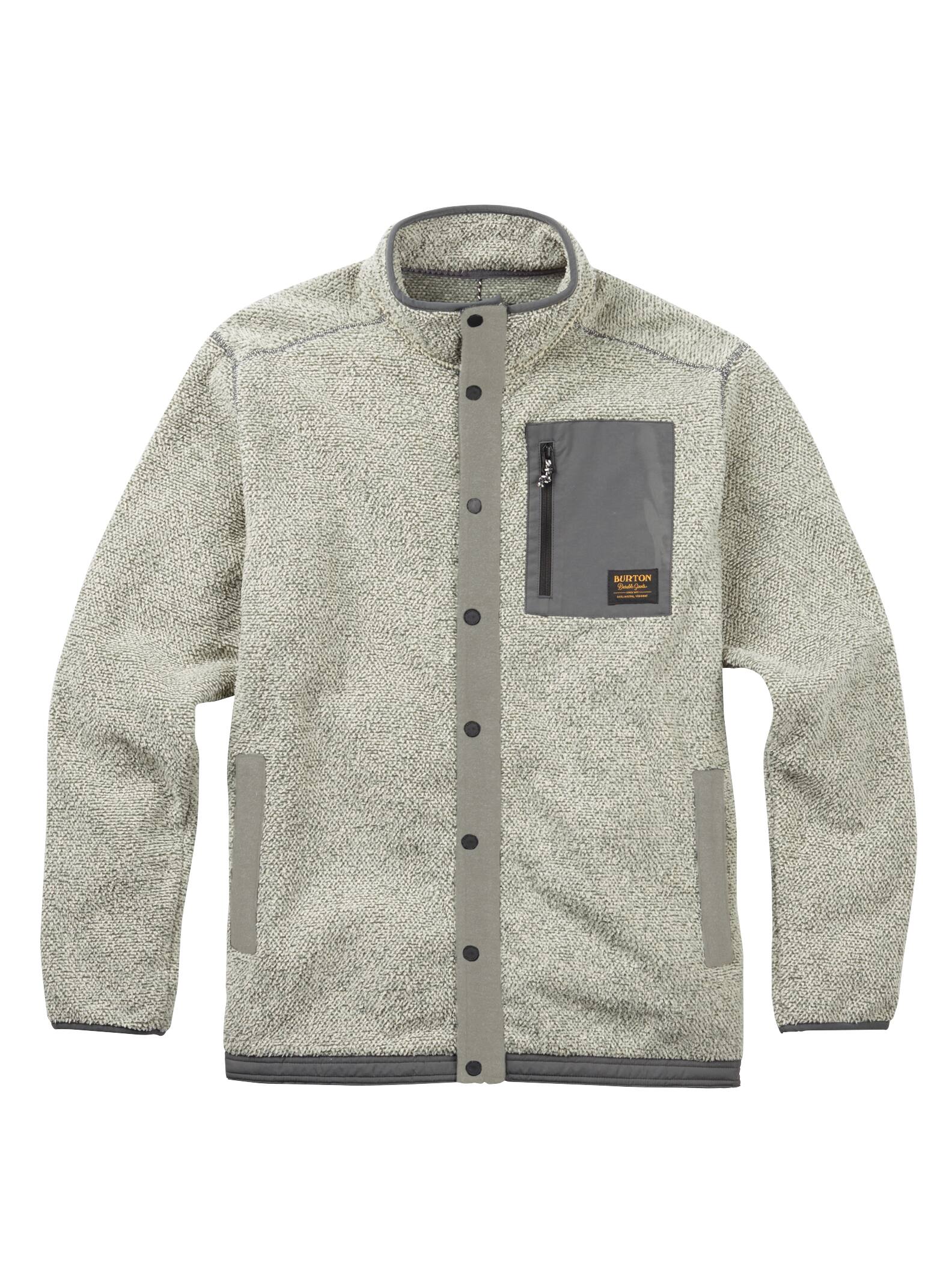 Burton – Polaire à boutons pression Hearth homme, Faded Heather, L