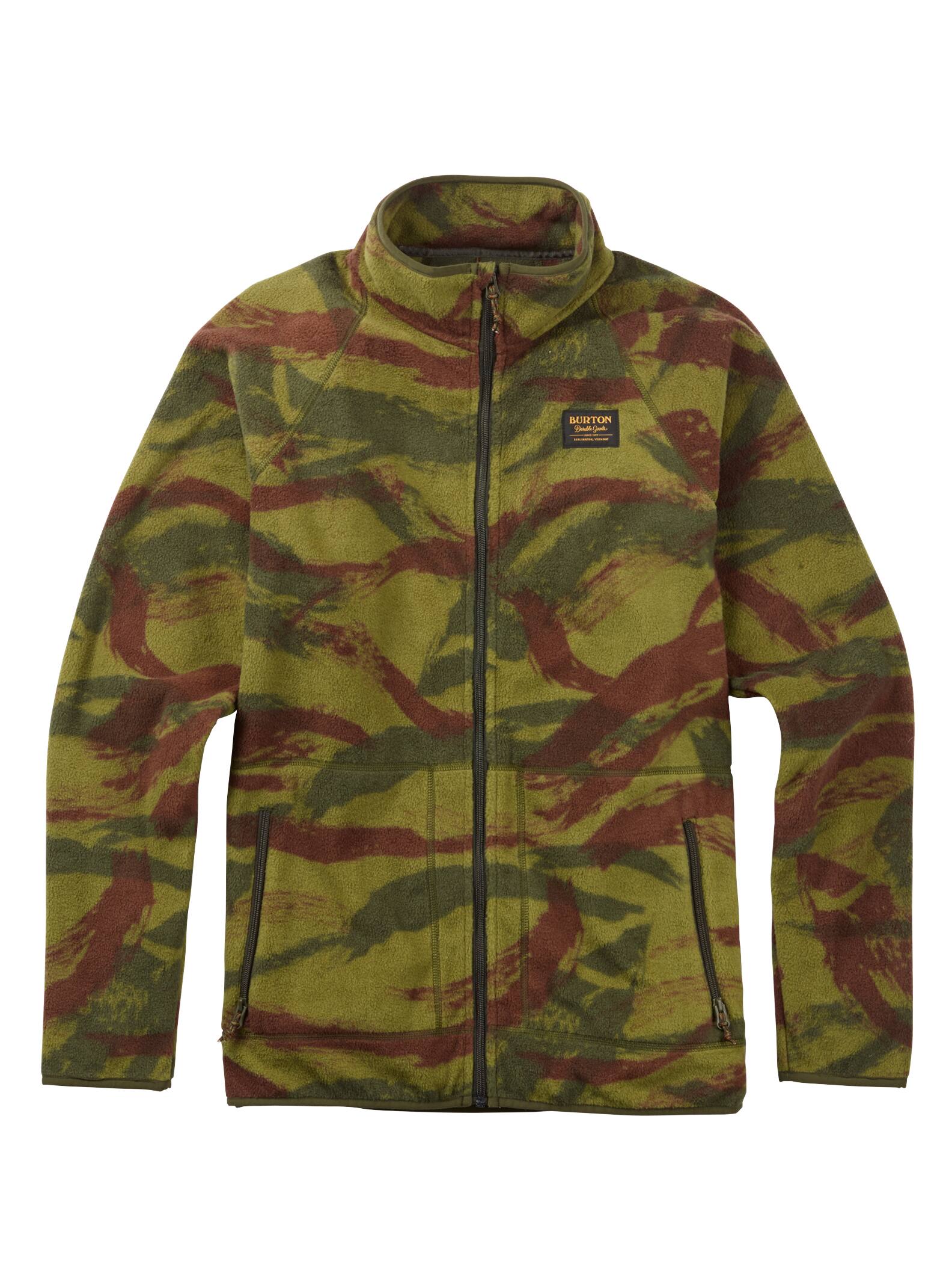 Burton – Polaire zippée Ember homme, Brush Camo, M