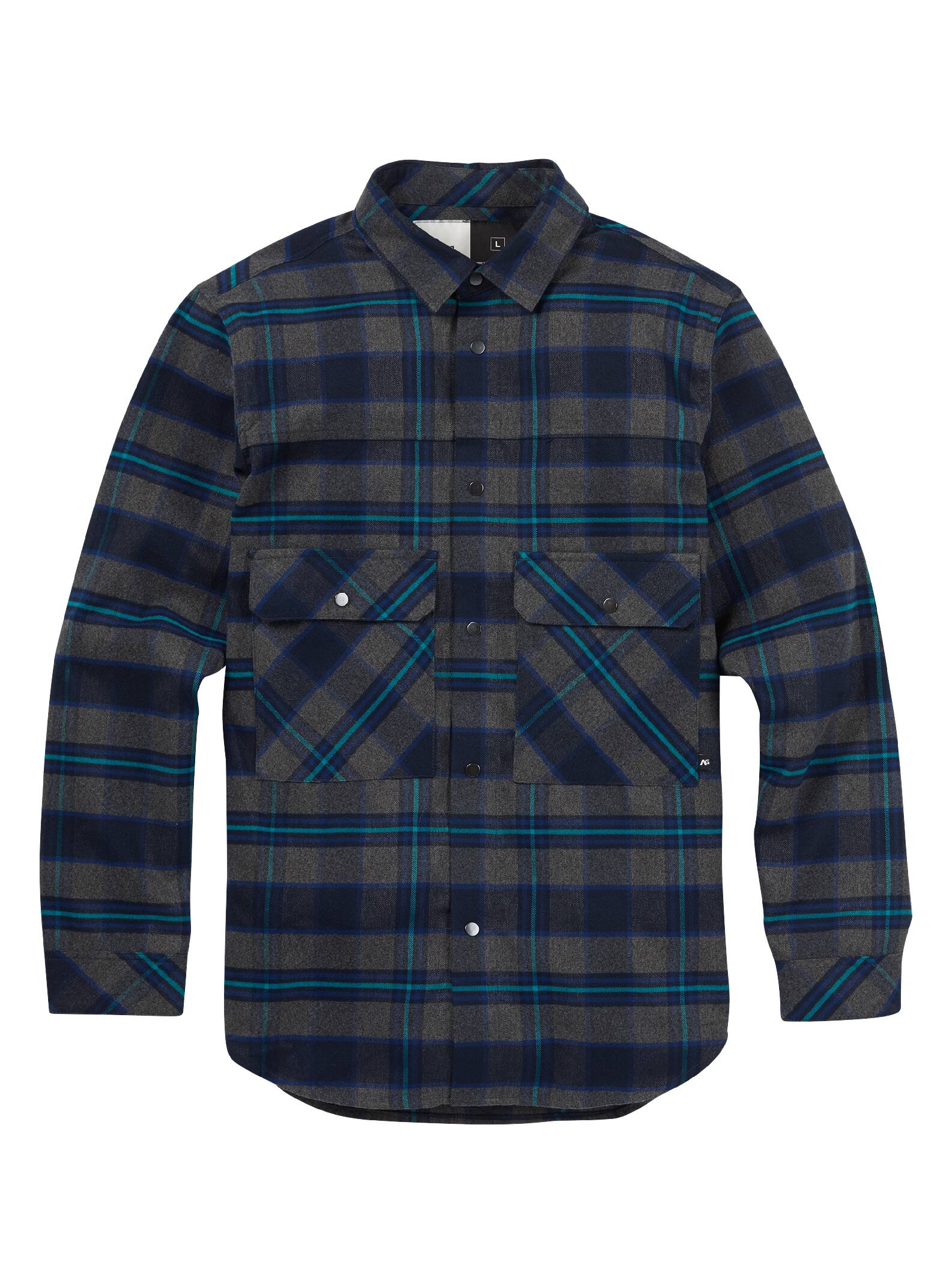 Burton Analog – Chemise en flanelle ATF Operative homme, Heather Crown Plaid, L
